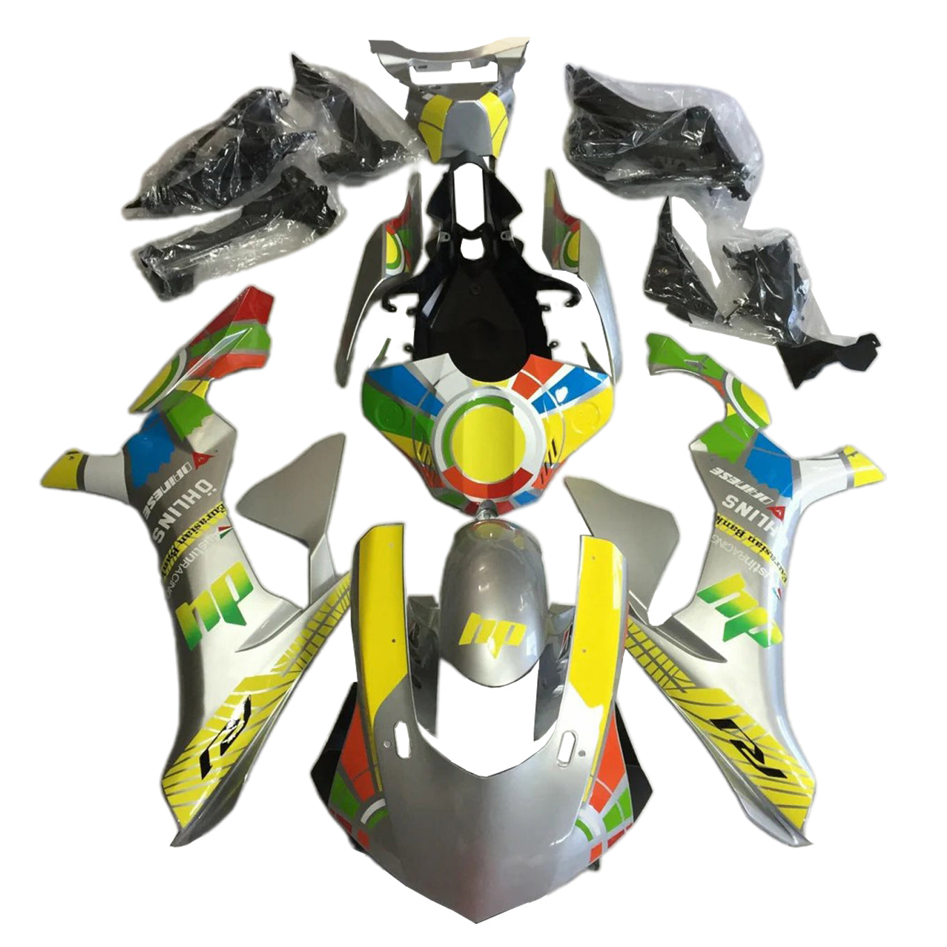 2020-2025 Yamaha YZF R1 Kit de carénage d'injection carrosserie plastique ABS #101
