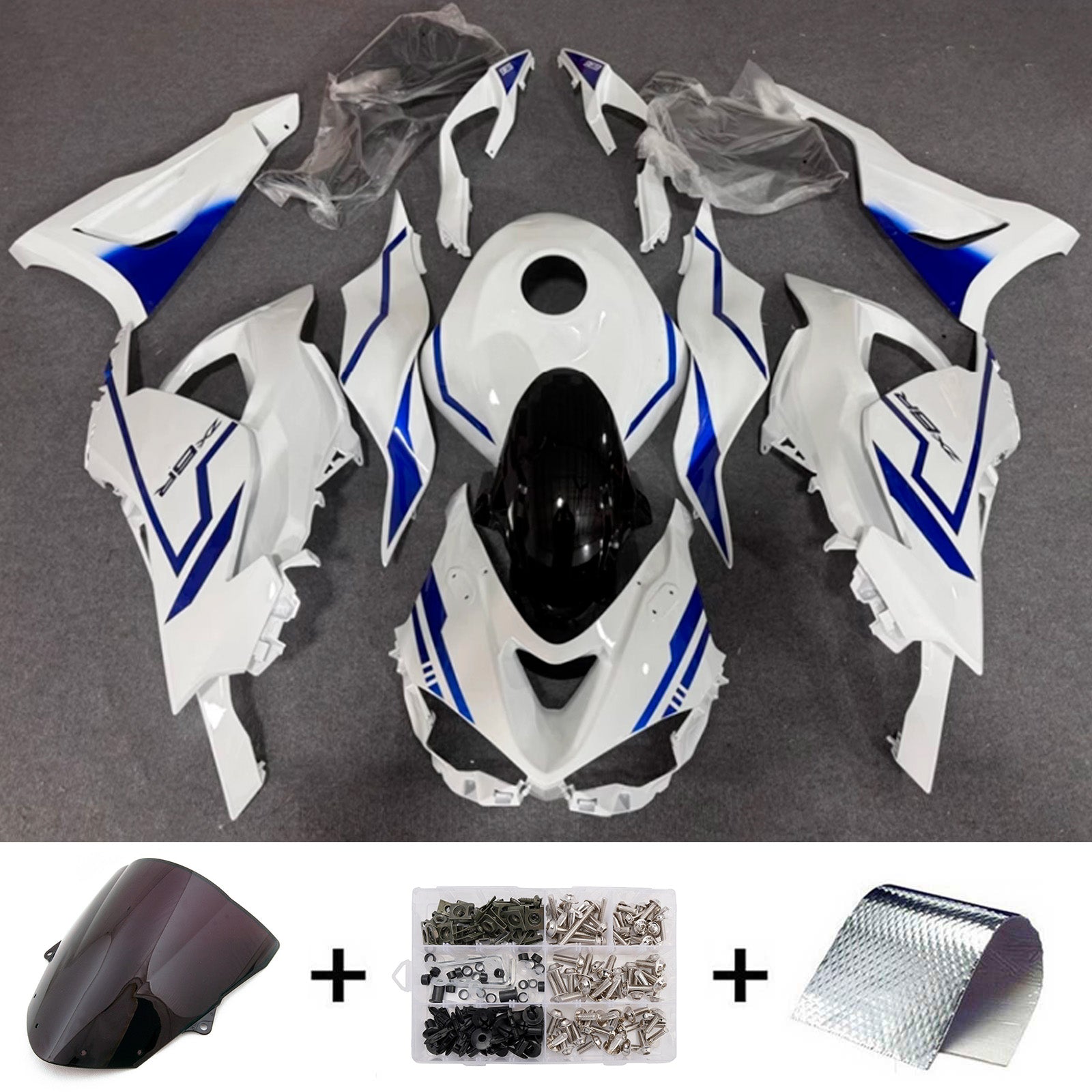 Injection Fairing Kit Bodywork Plastic ABS fit For Kawasaki ZX-6R 2024-2025