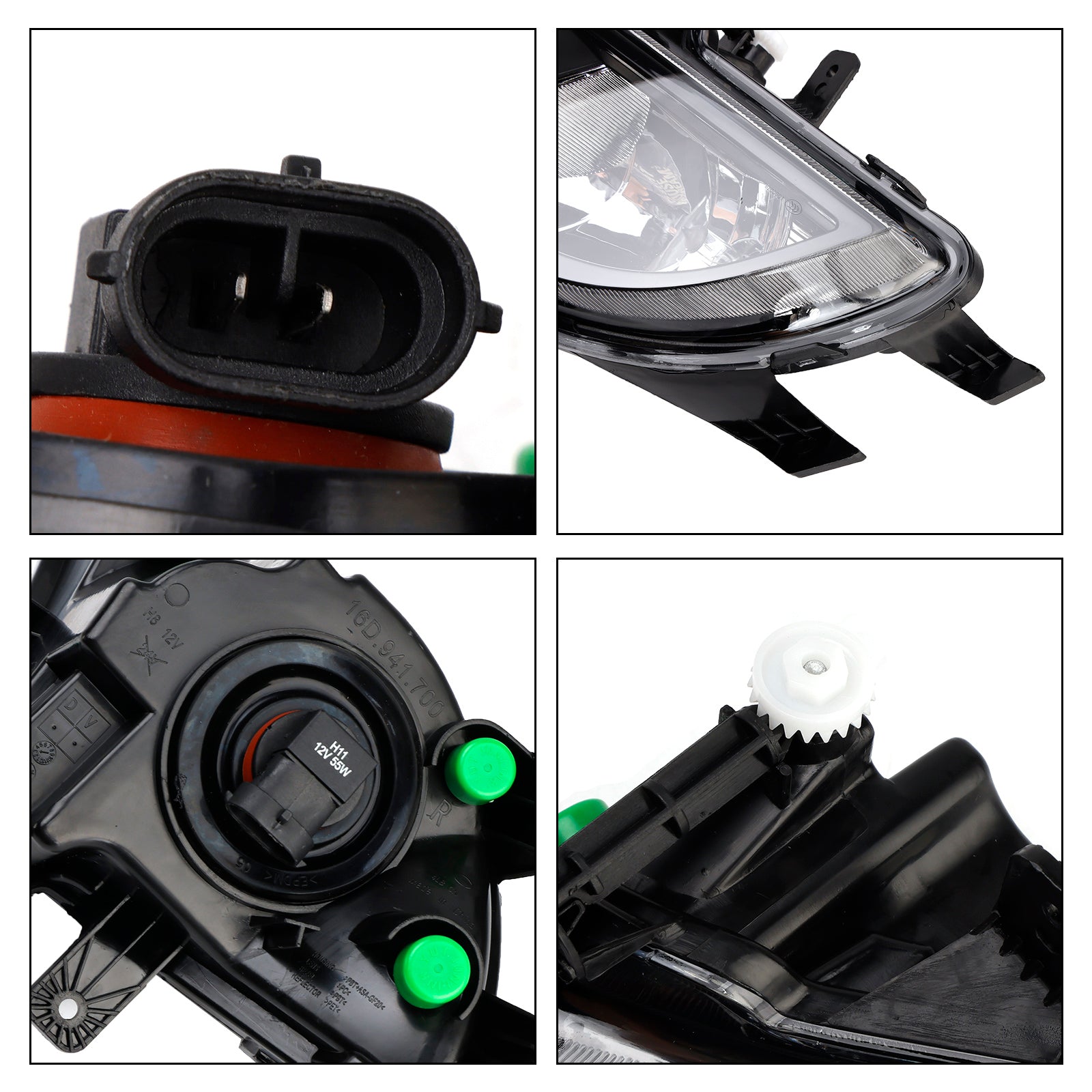 2015-2018 VW Volkswagen Jetta Front Right Bumper Clear Lens Fog Light Lamp