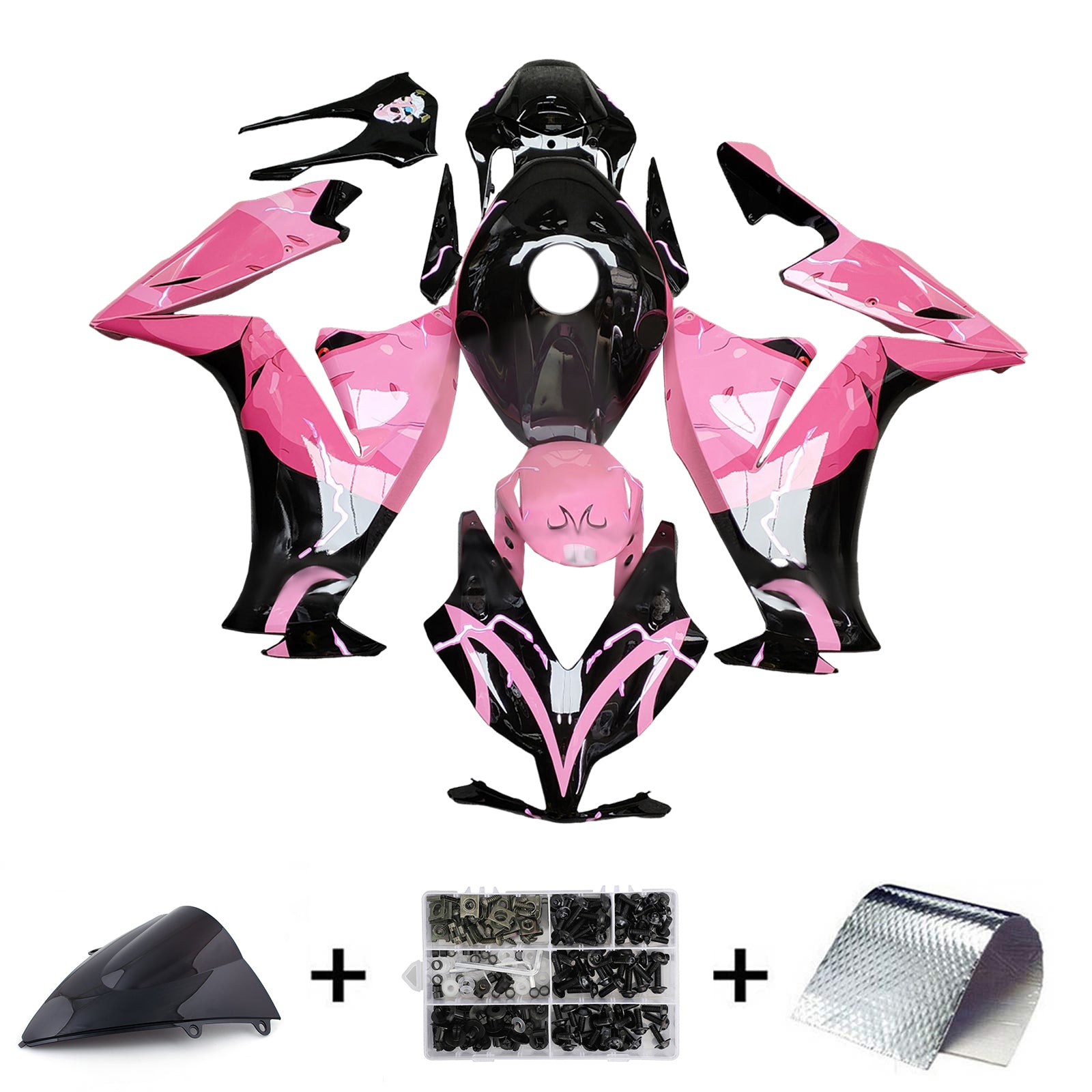 Injektionsmässa Kit Bodywork Plastic ABS för Honda CBR1000RR 2012-2016