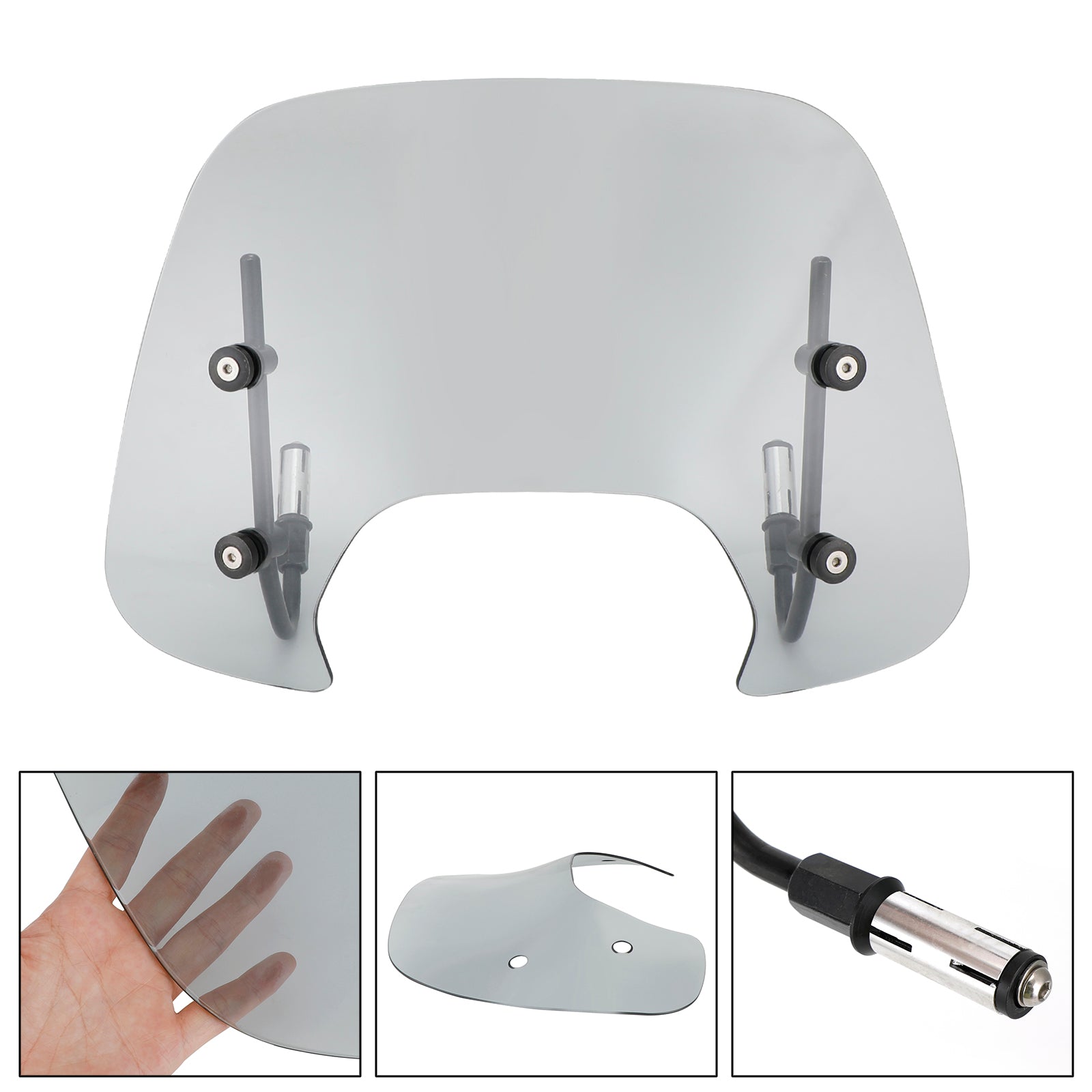 ABS motorsykkel frontrute frontrute passform for Vespa Sprint 150 2016-2023