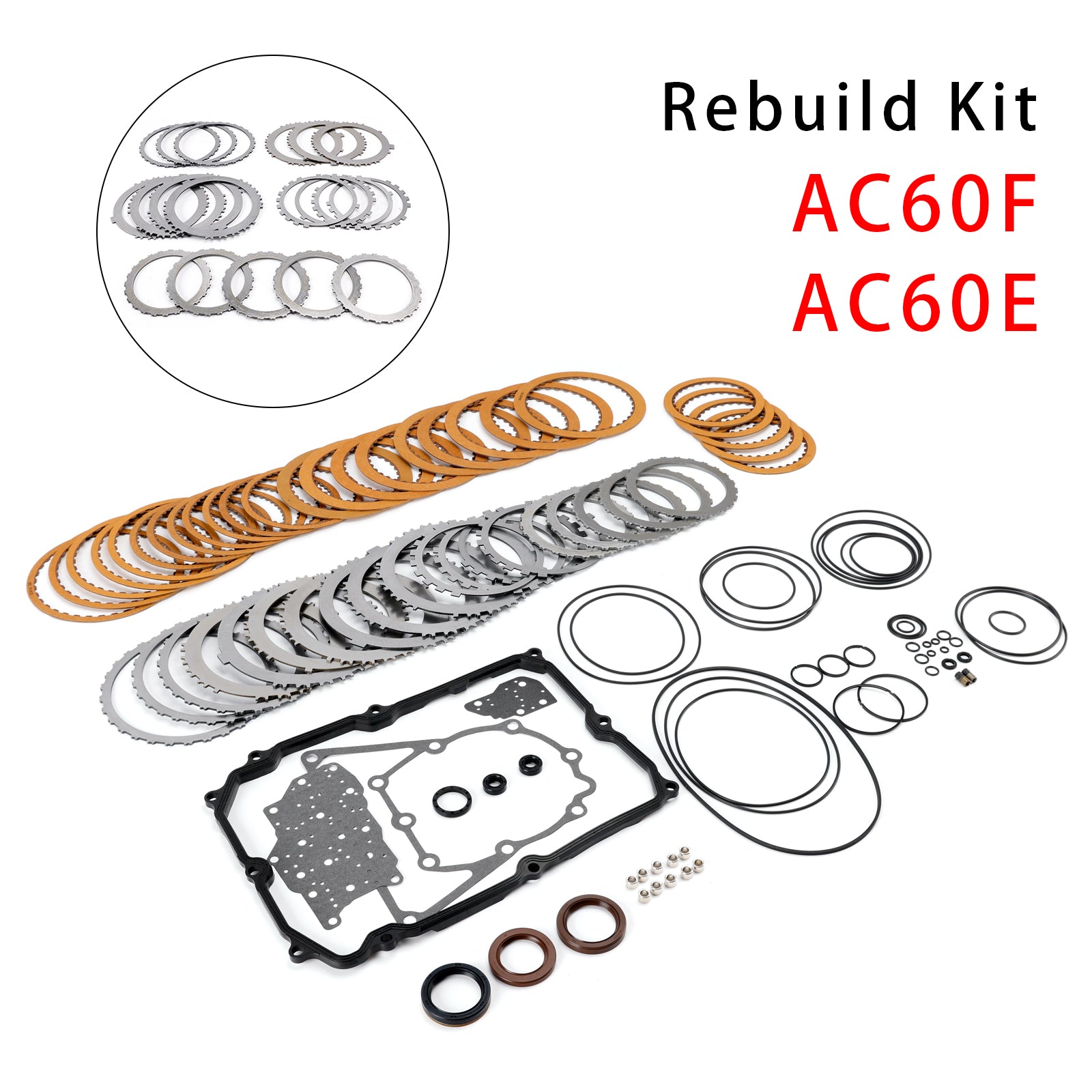 For Toyota Prado 2.7L Auto Transmission Master Rebuild Kit Seal AC60F AC60E