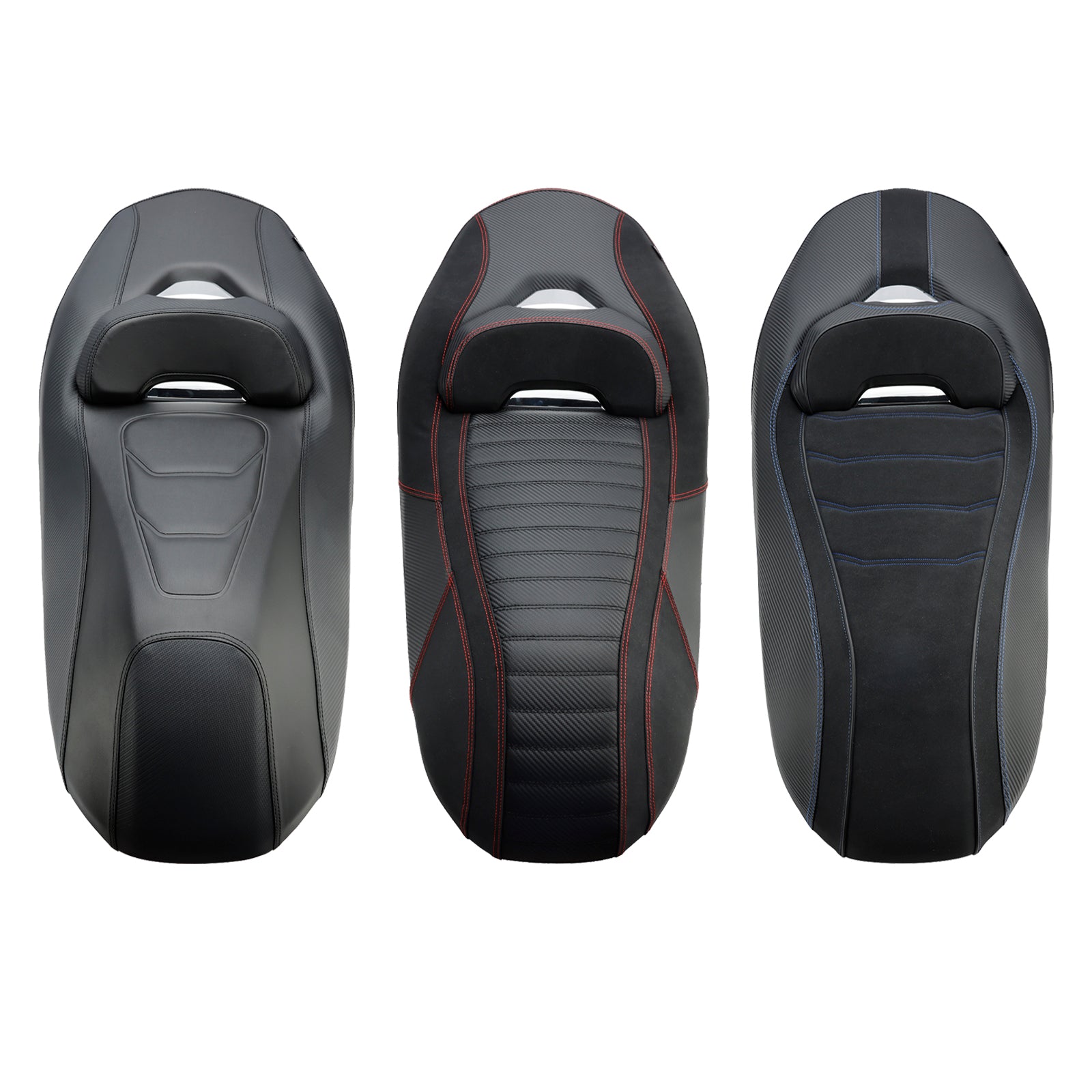 2023-2024 YAMAHA X-MAX 300 Komplett kudde ryttare passagerarsäte passar röda