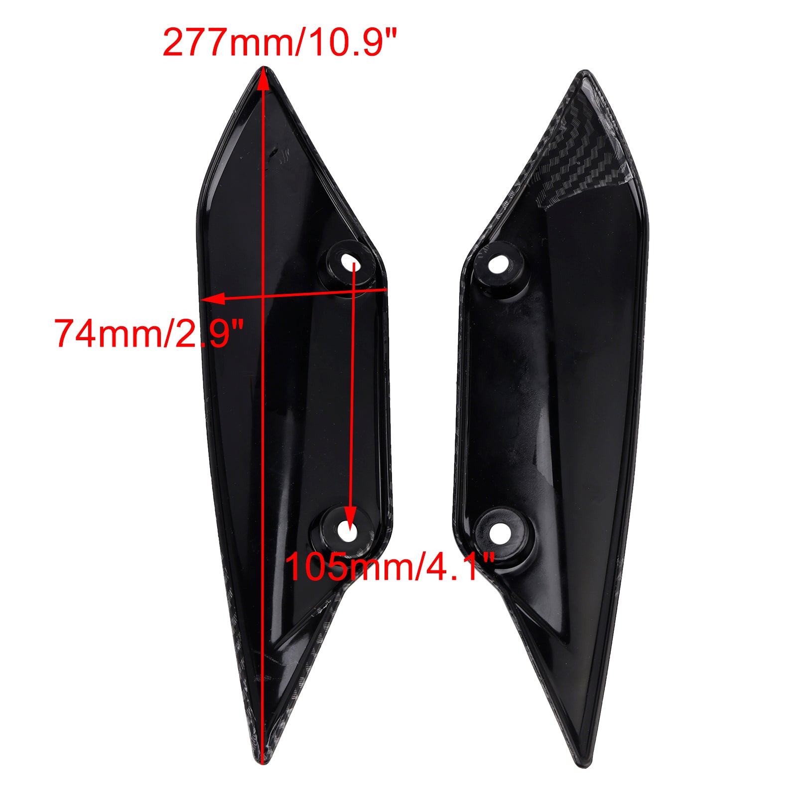 2015-2018 BMW S1000RR Alerón delantero Wind Winglets Carenado