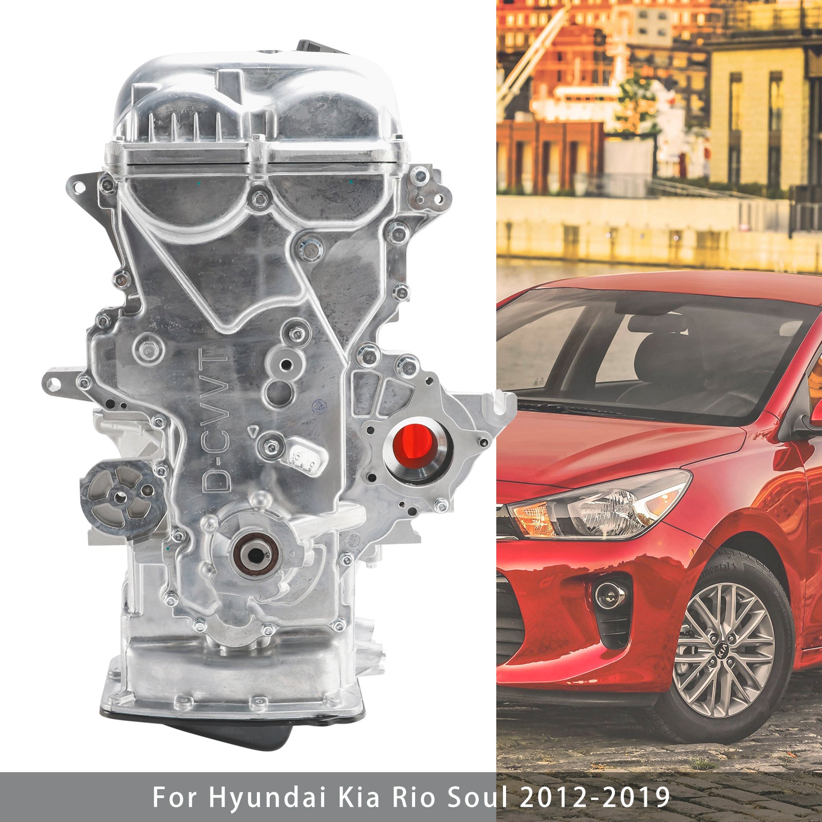 2015-2017 Kia Rio SX Hatchback 4-Door G4FD 1.6L Engine Assy 1591CC GAS Long Block