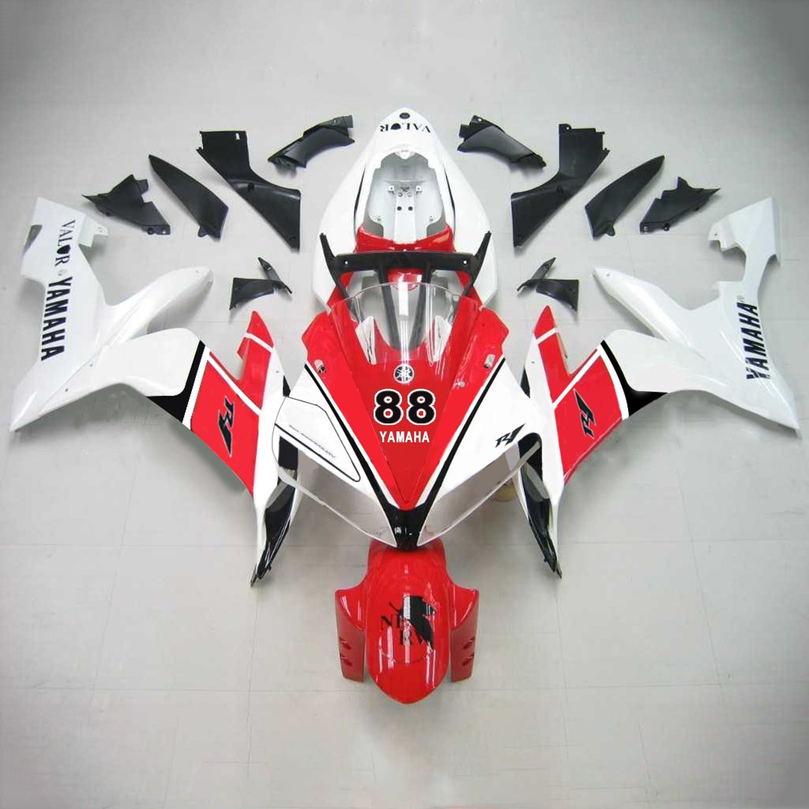 2004-2006 Yamaha Yzf 1000 R1 Kit de camerage d'injection Amotopart Bodywork Plastic Abs # 113