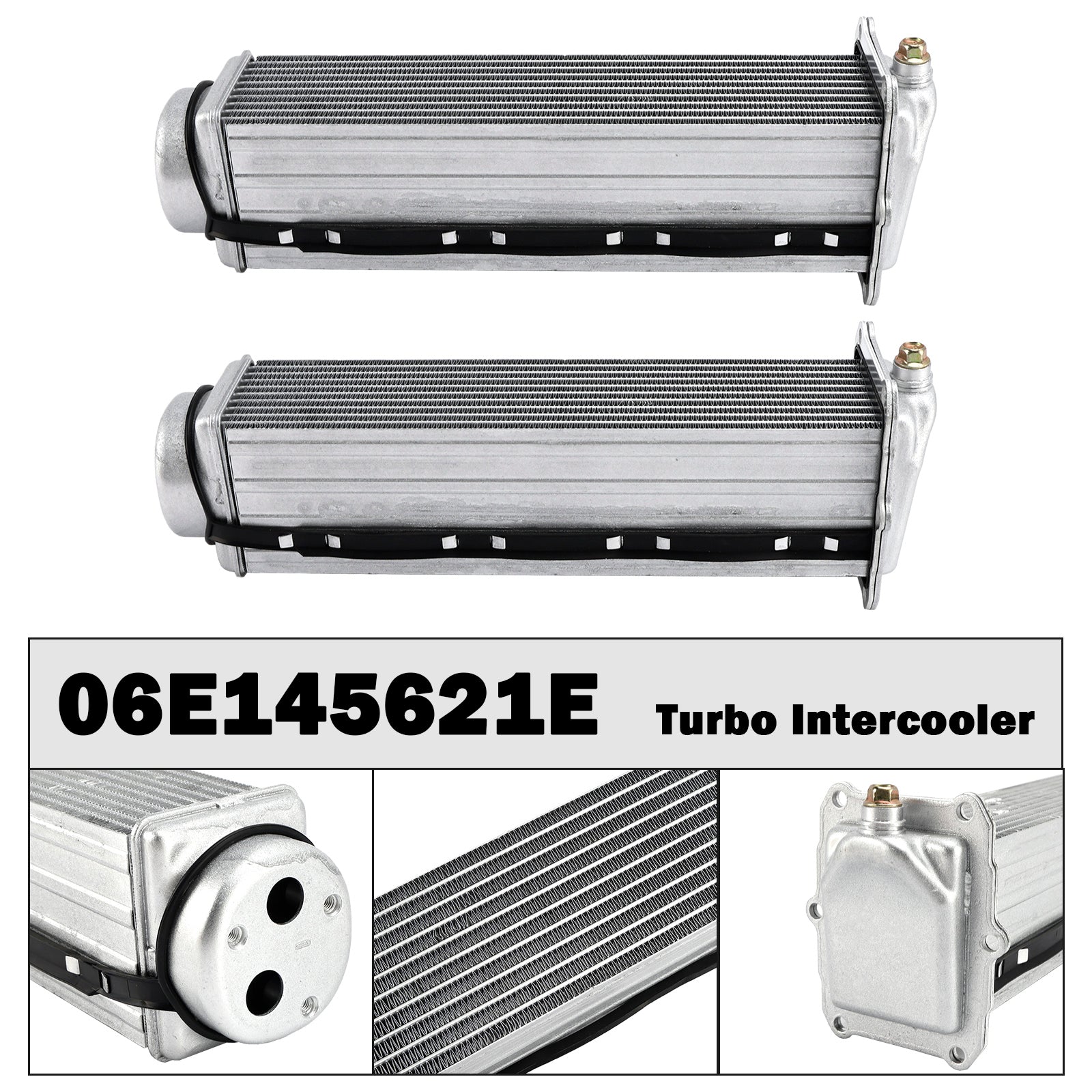 2x Turbo Intercooler for Audi A6 A7 A8 Q5 Q7 SQ5 3.0 4.2 2010-2017 06E145621E