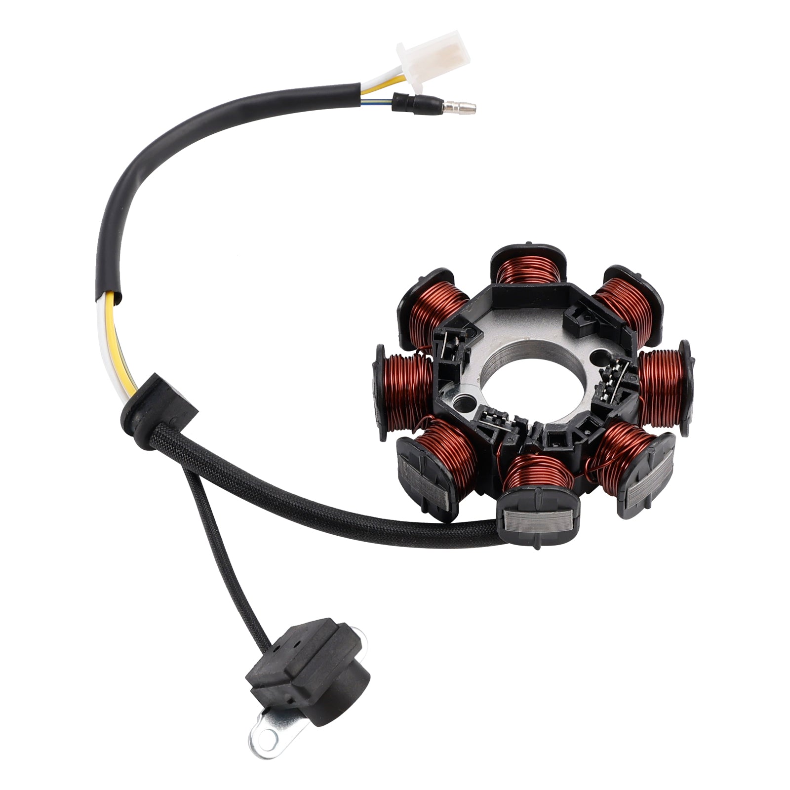 8 SPOEL - 3 DRAAD - STATOR ASSY VOOR KAWASAKI ZX 130 Xcite 2008-2010 21003-0014