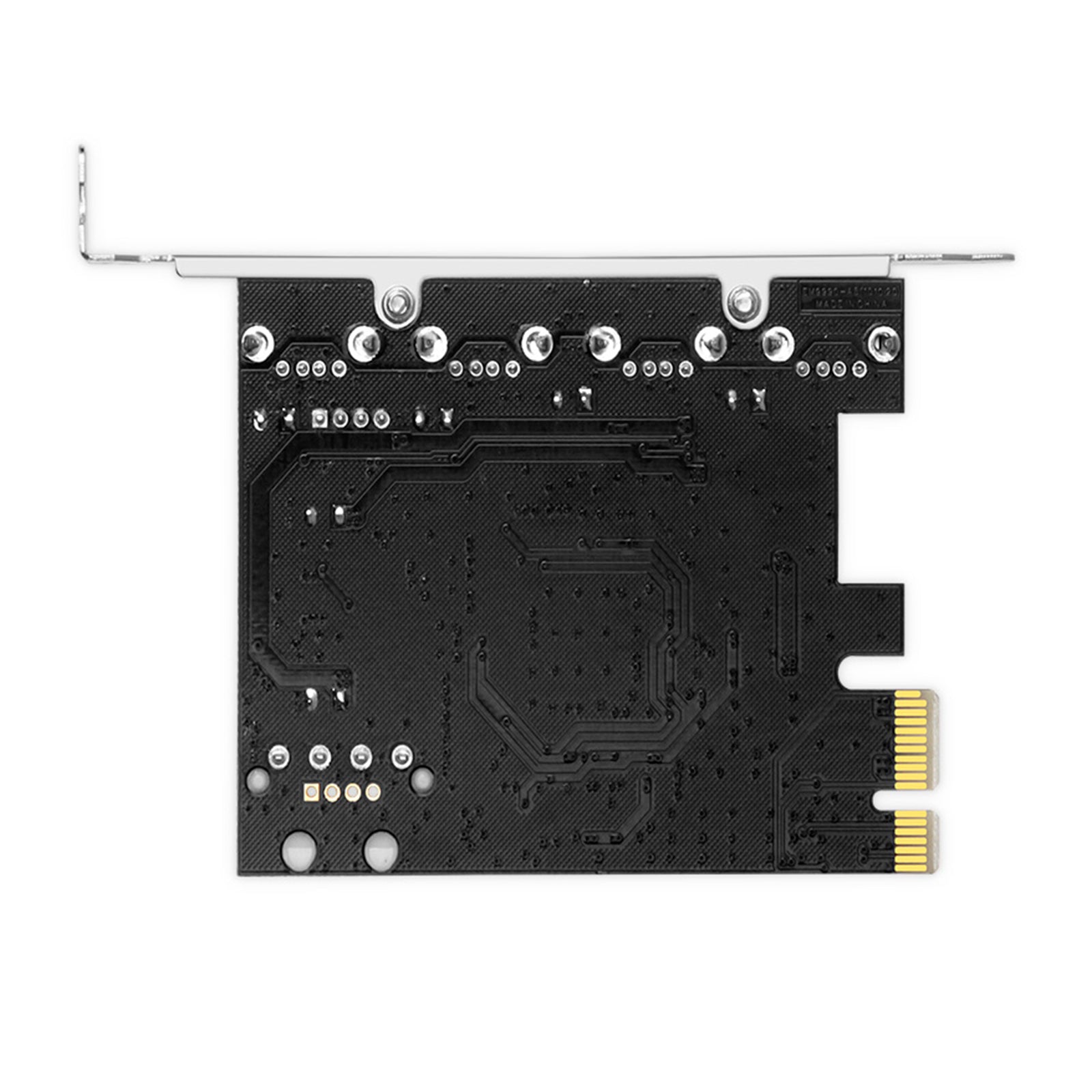 Hub 2.0 PCIe til USB 2.0 Expansion Card Moschip Adapter Card 4pin strømforsyning