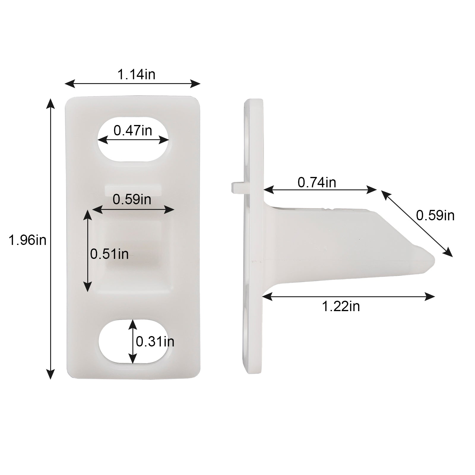 Strike de verrouillage de porte de laveuse WH01X20823 pour GE Hotpoint Remplacer AP6004903 PS11736830