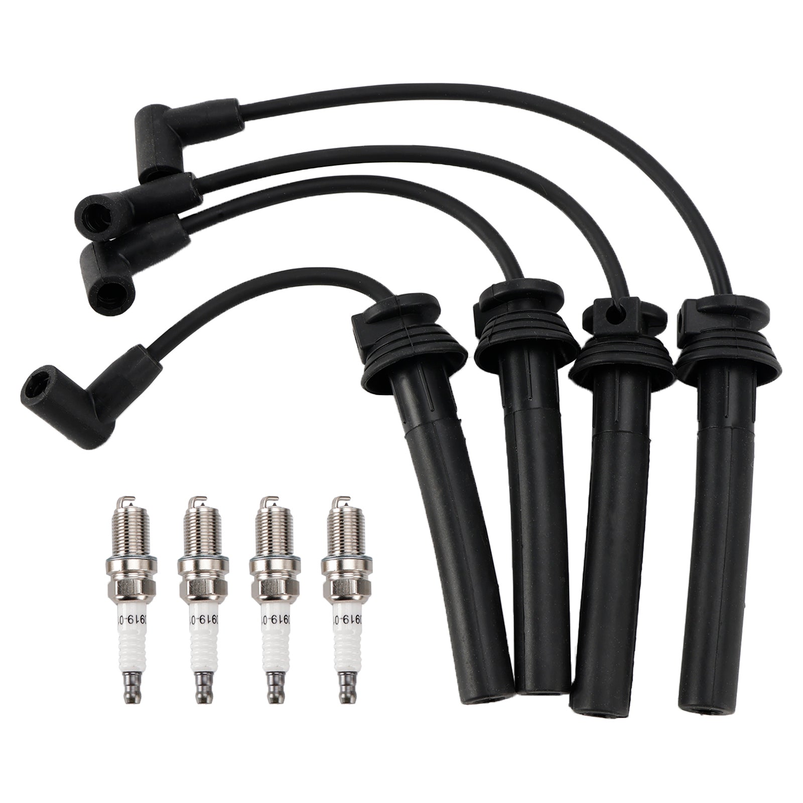 4PCS Spark Plugs Wire Set 54058 For Mini Cooper S 2002-2008-L4 1.6L