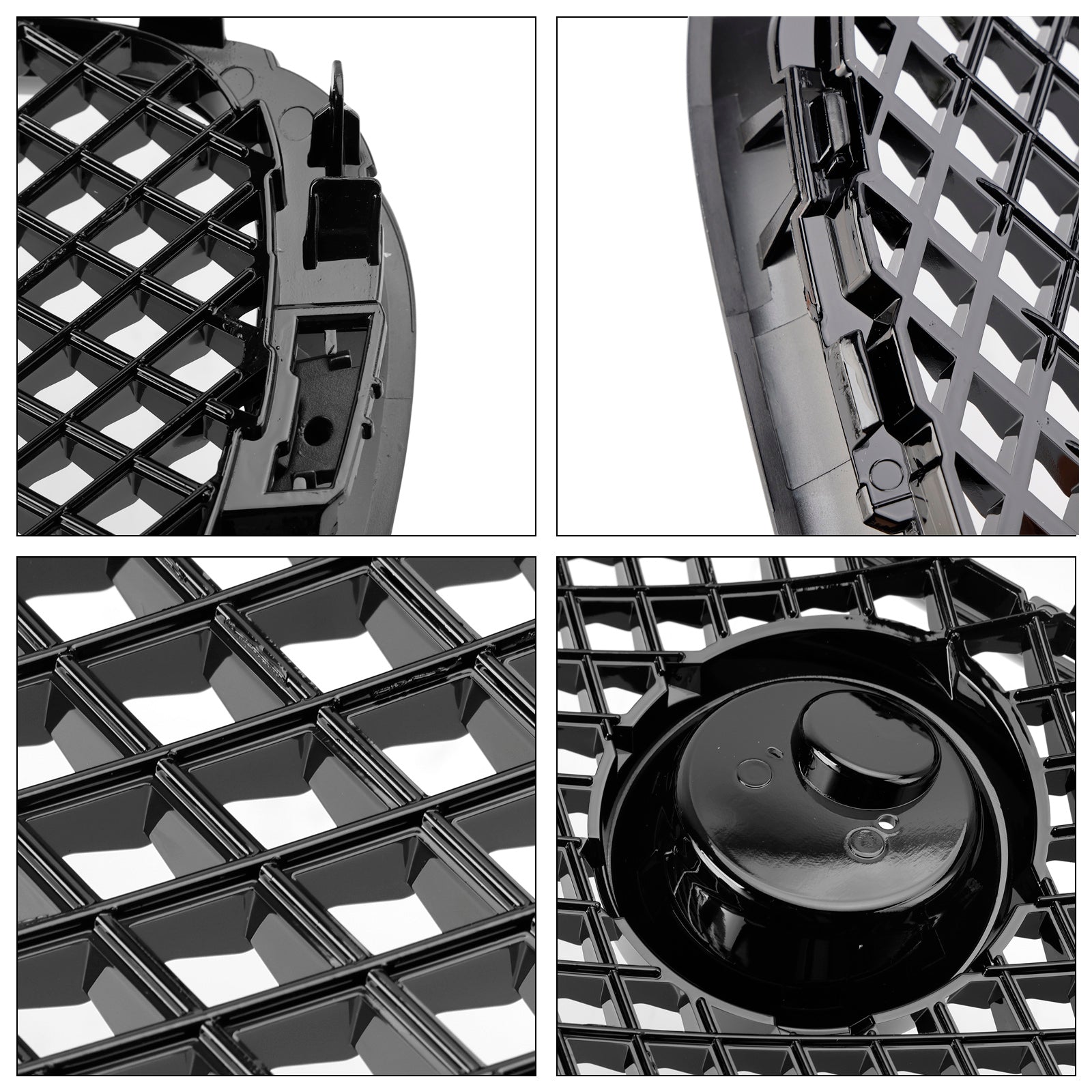 2008 2009 2010 2011 Jaguar XF Pre-Facelift XF-R Style Grille de pare-chocs avant Noir brillant