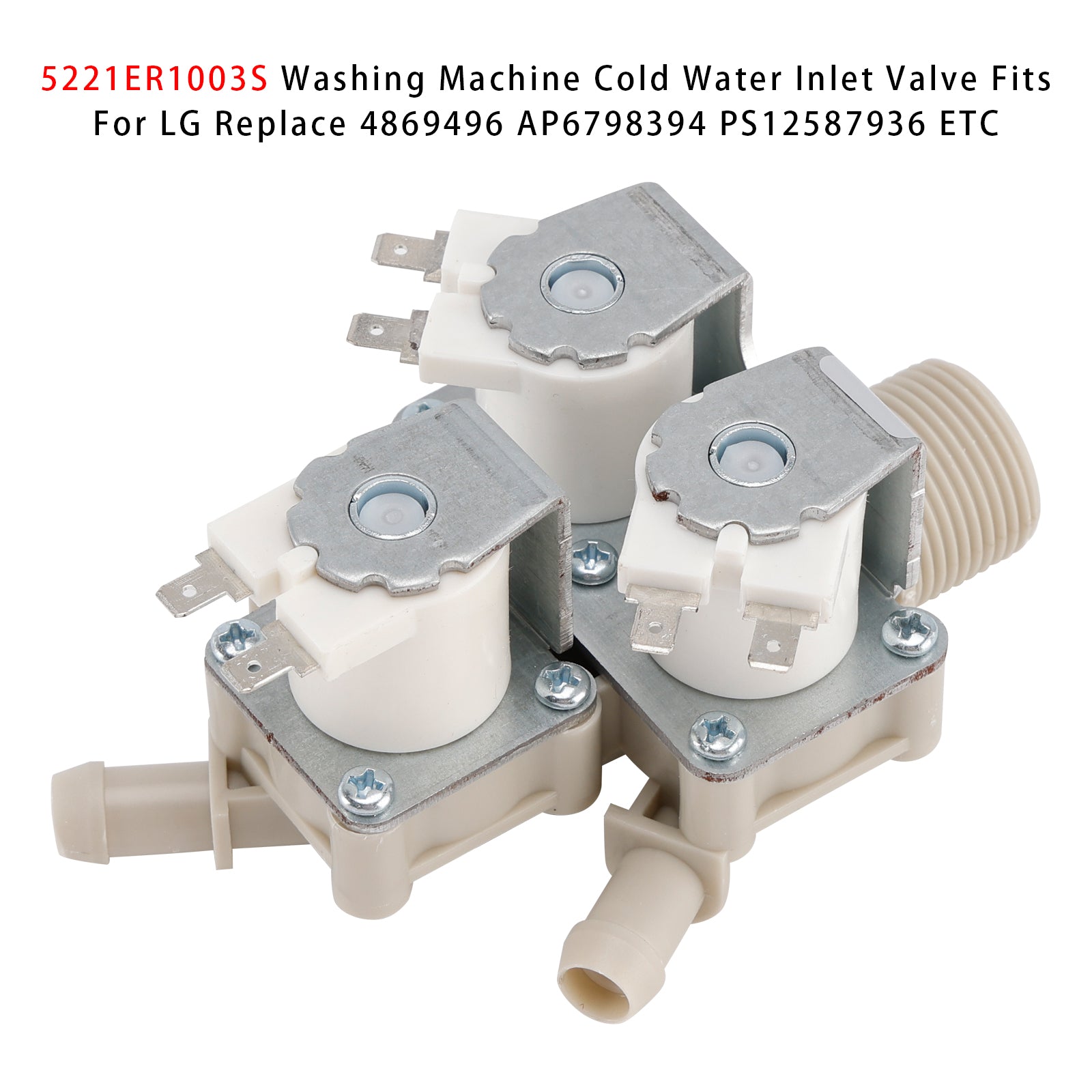 5221ER1003S vaskemaskin kaldt vanninnløpsventil for LG 4869496 AP6798394