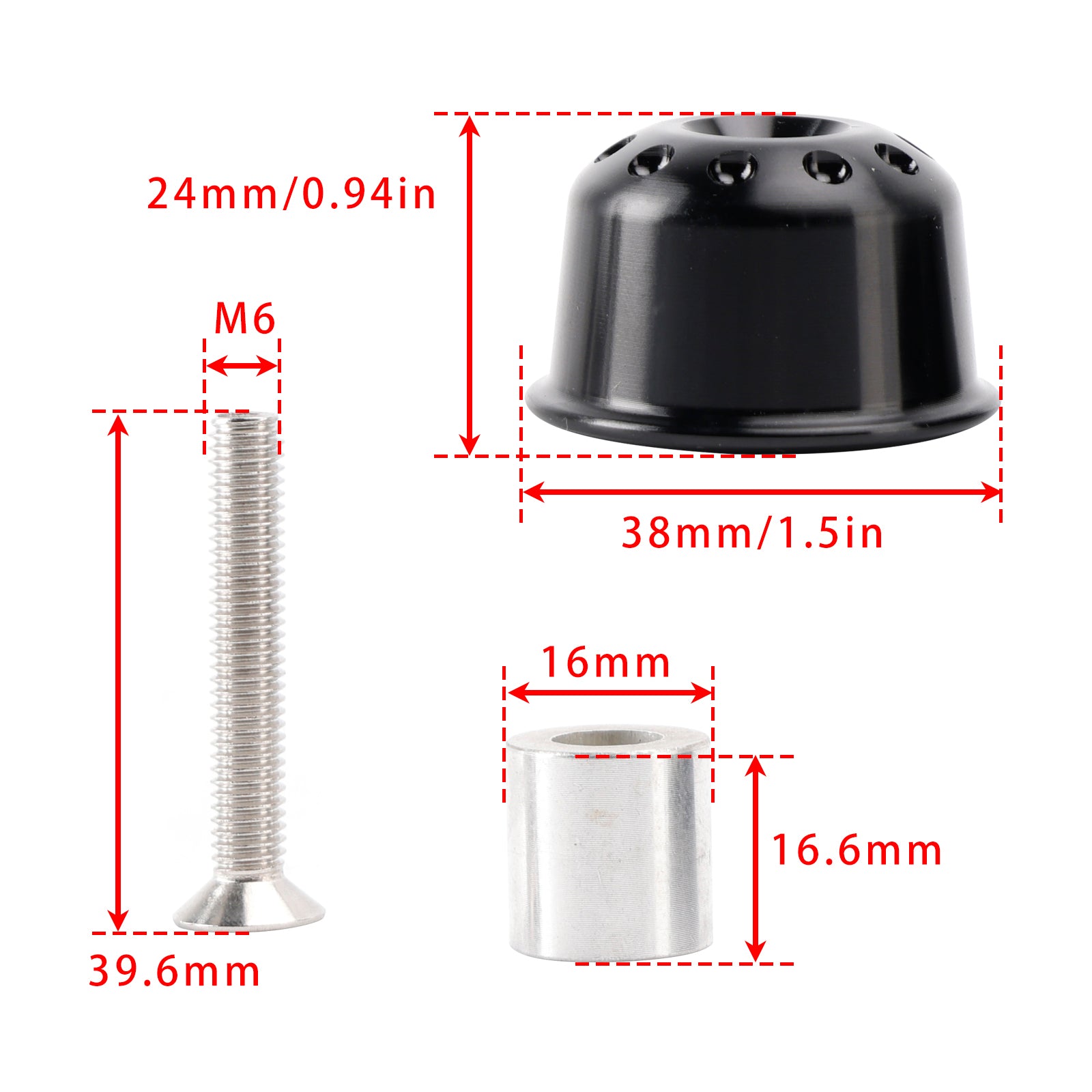 Poids des extrémités du guidon noir pour Honda CB250R CBR250R CB300R GB350/S CB400S