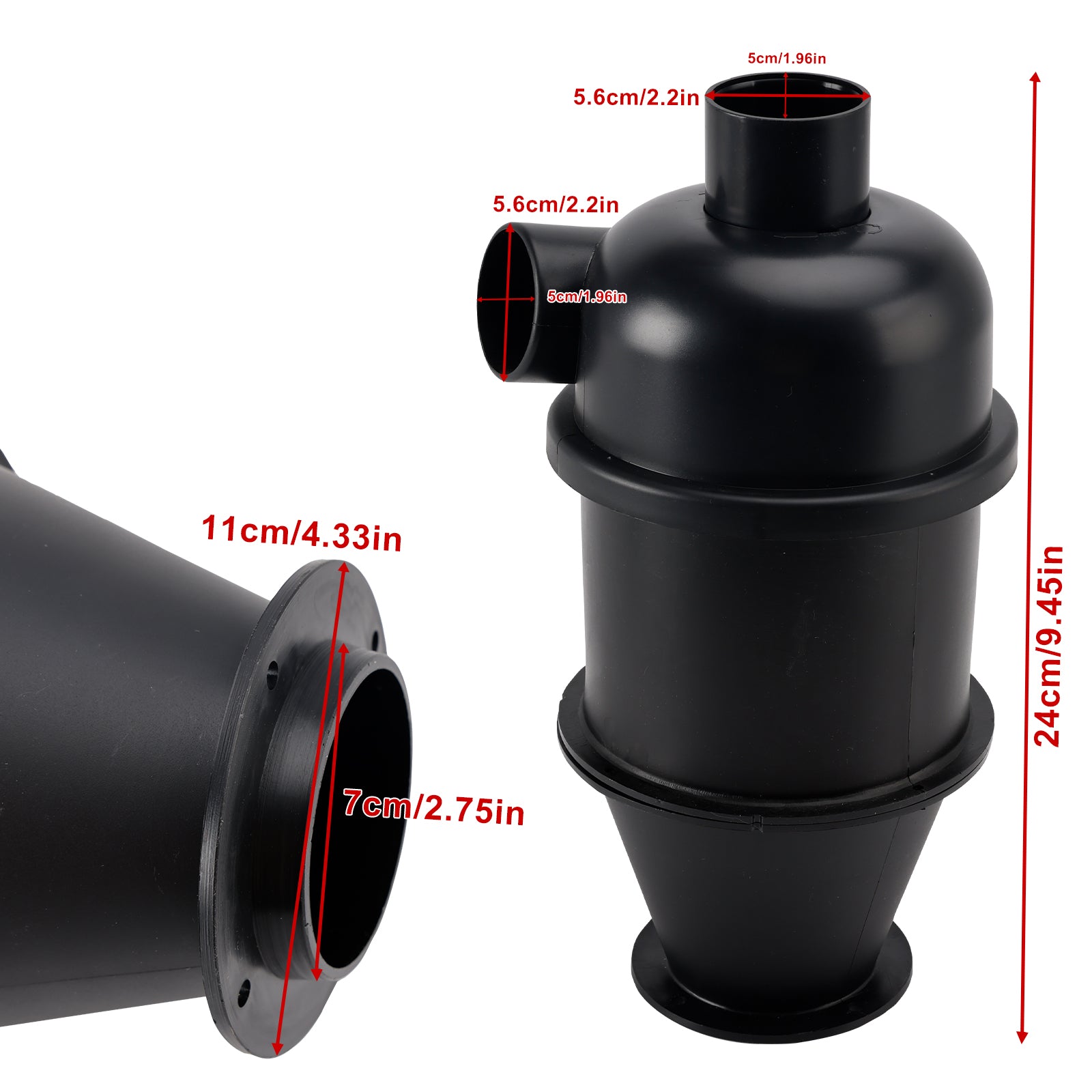 Sépréteur de poussière de poussière de filtre à cyclone pour le sable de bricolage du bois