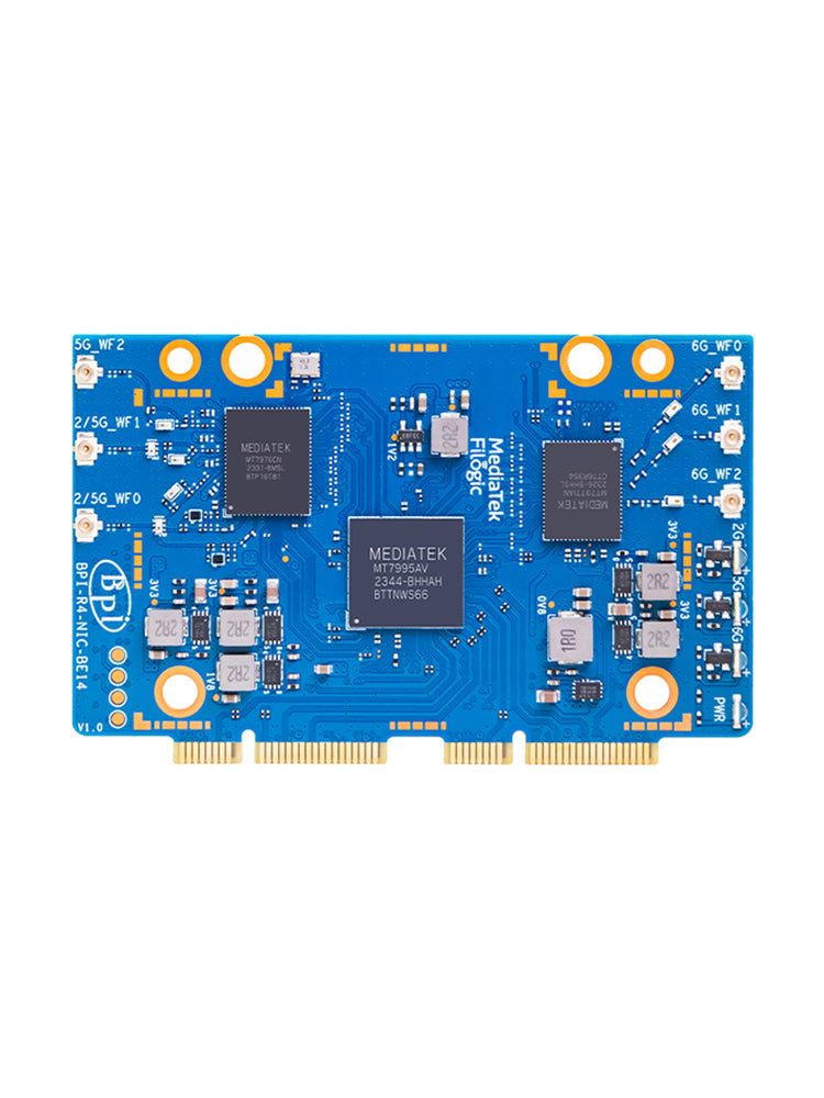 BPI-R4-NIC-BE14 Open Source Router BPI-R4-WiFi7 Module Banana Pi R4 WiFi7 Module