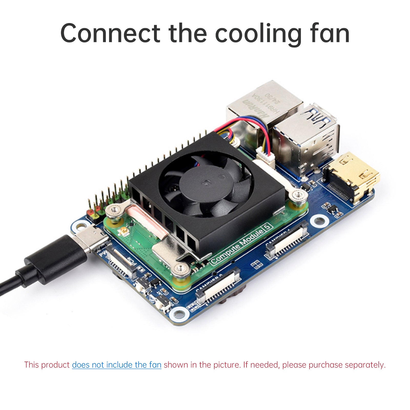 Raspberry Pi Compute Module 5 Uitbreidingskaart CM5 Computing Module Kernkaart