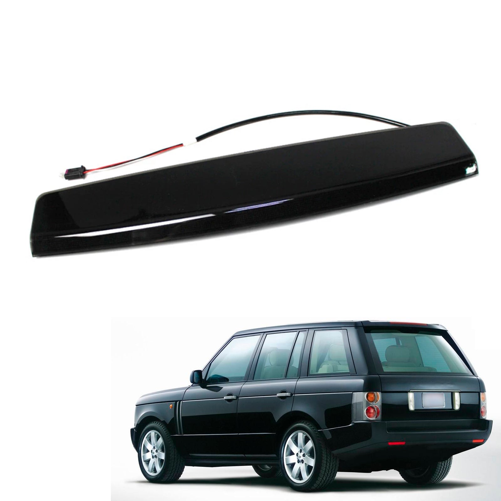 Svetlá brzdová lampa s vysokým držiakom čierna xfg000040 pre Land Rover Range Rover