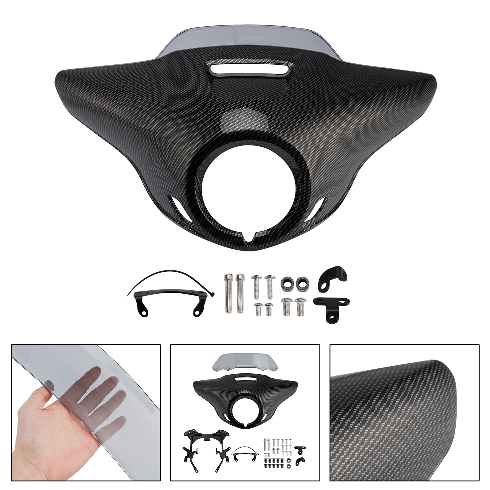 Windshield WindScreen Headlight Fairing fit for HONDA CM300 CM500 2021-2024