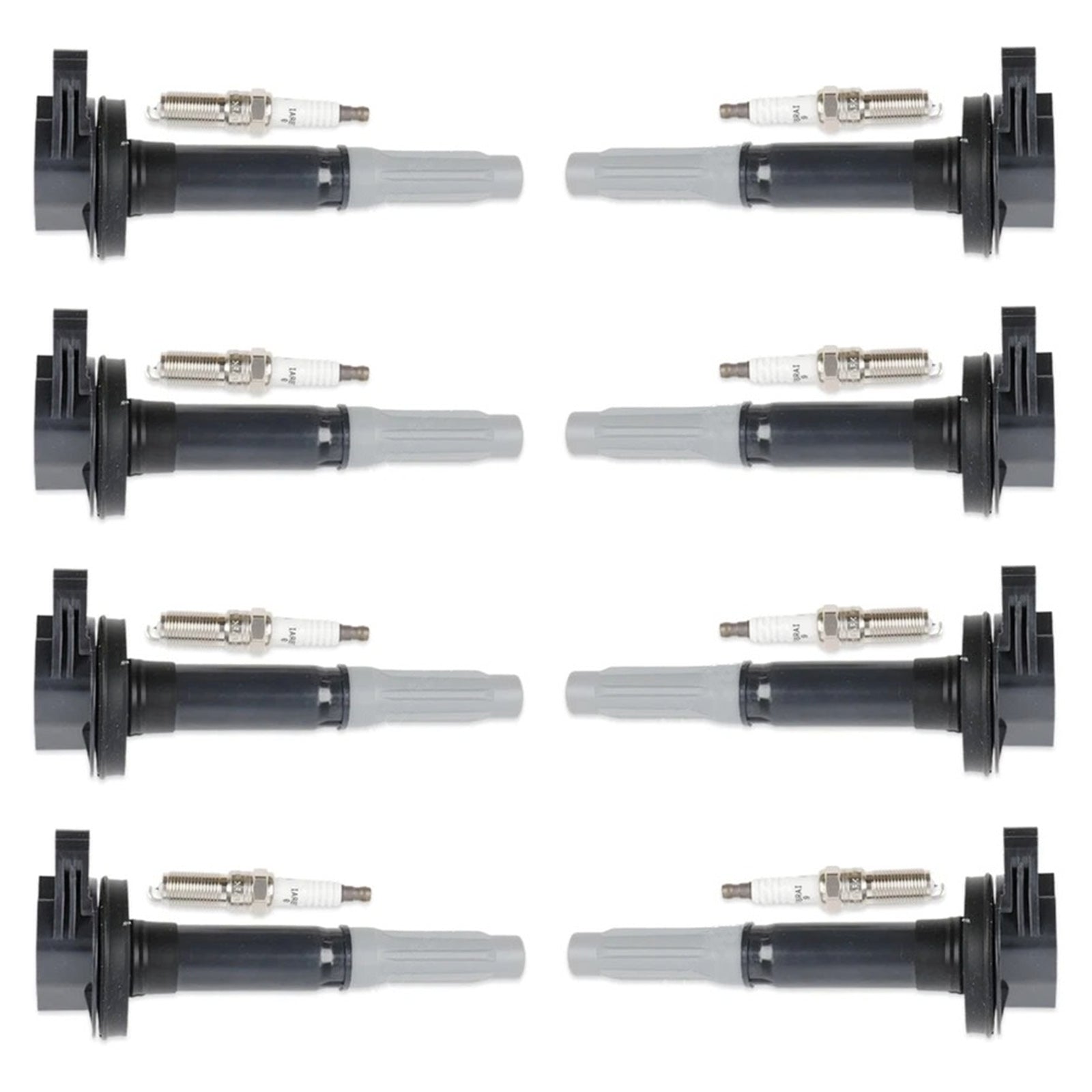 UF824 For Ford Mustang V8 5.0L 2016-2017 8xIgnition Coil + 8xIridium Spark Plug