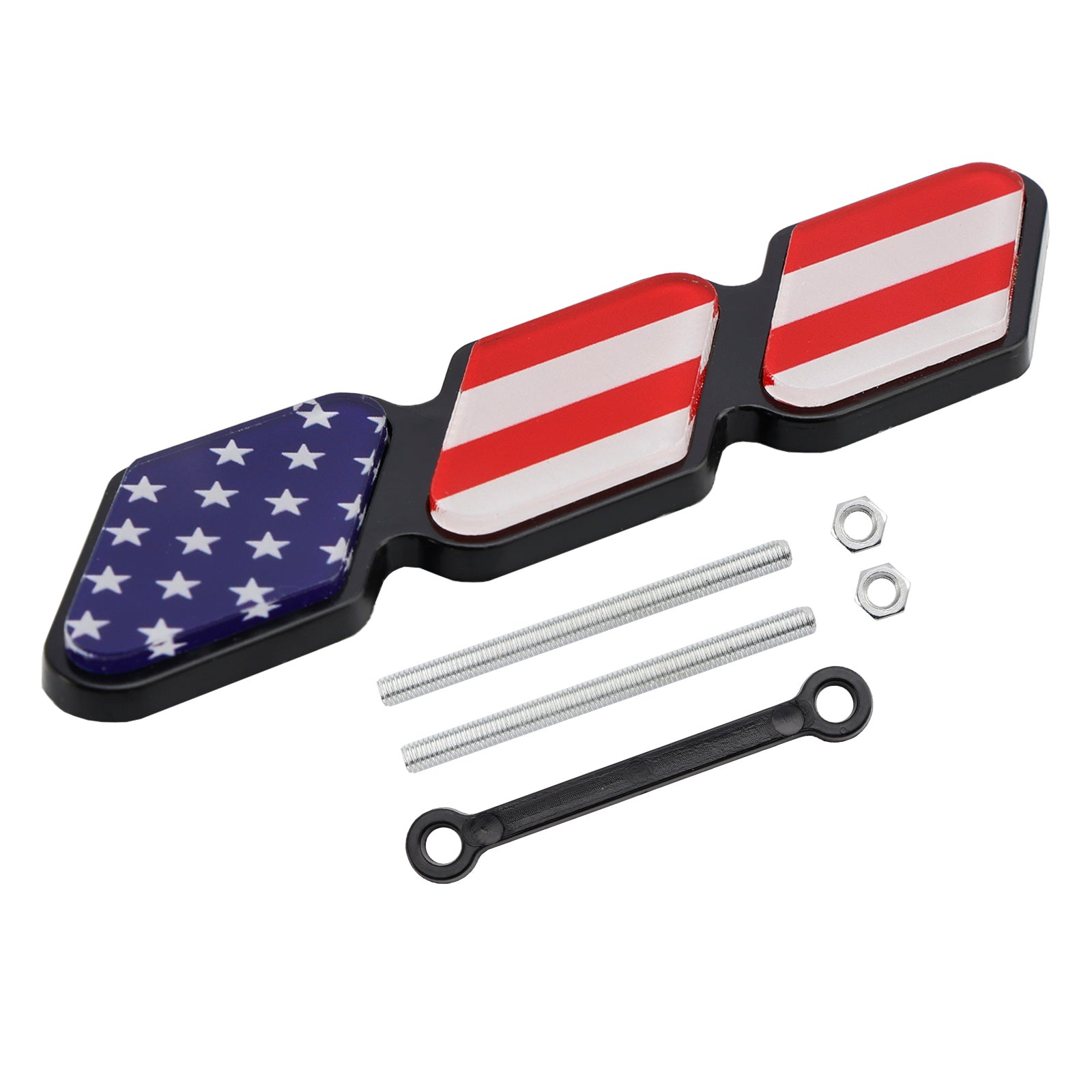 Tri-Color Grille Badge Emblem Auto-accessoires voor Toyota Tacoma TRD Tundra RAV4