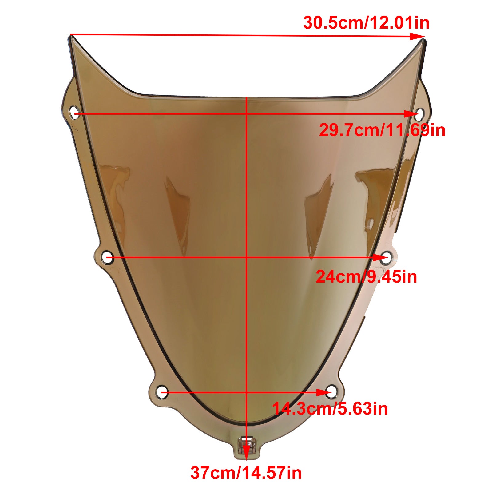 2018-2022 Suzuki GSXR125 GSXR150 Černé sklo čelného skla