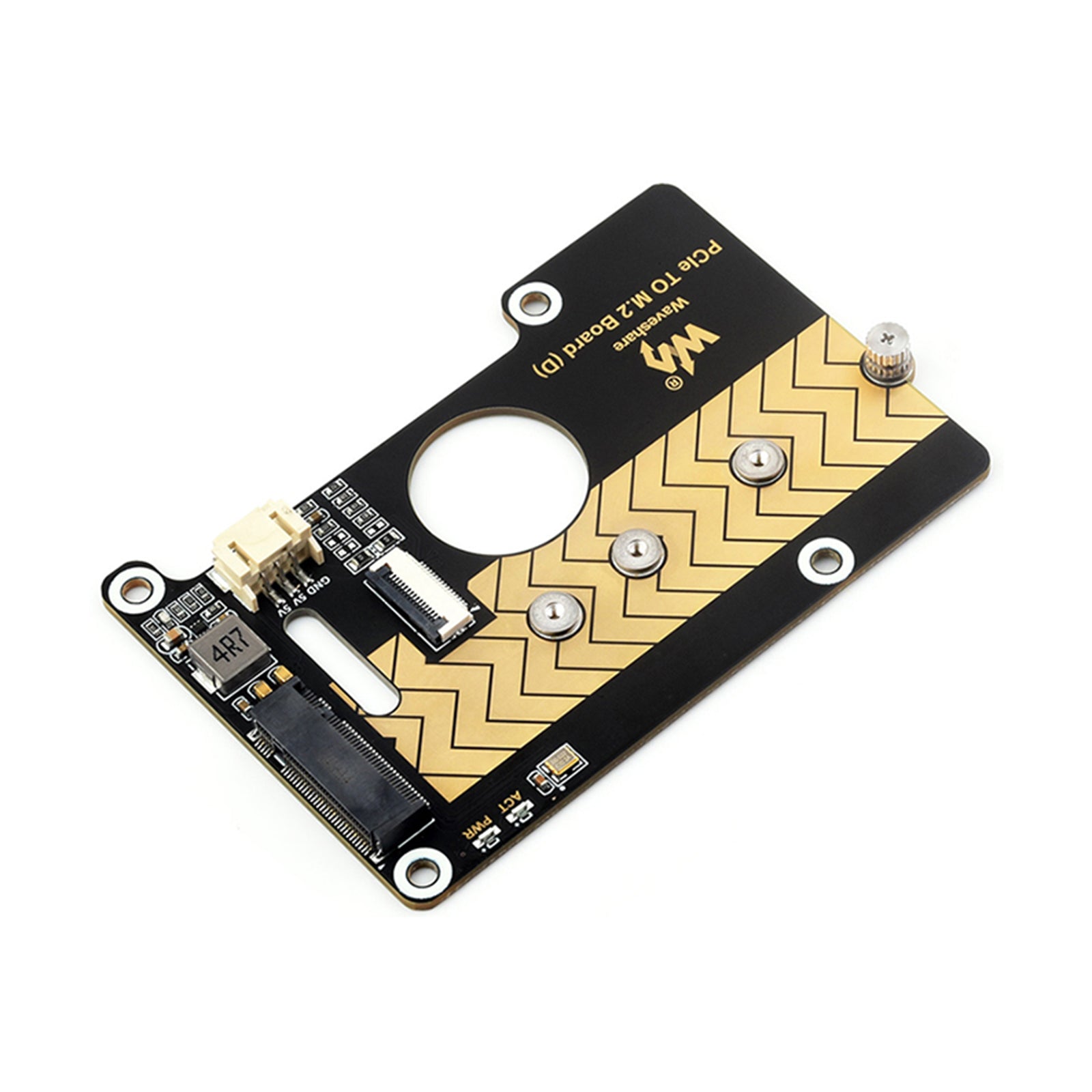 Raspberry Pi 5 PCIE a M.2 Rotor de interfaz Placa de expansión de transmisión de 8 Gbps