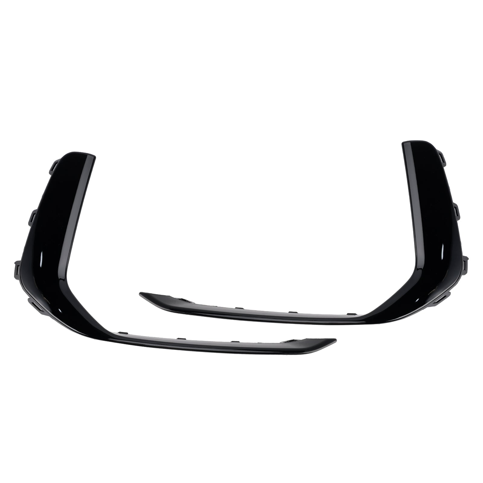 2019-2023 Audi A6 C8 S-Lijn S6 2PCS Mistlamp Lampbekleding Zwart