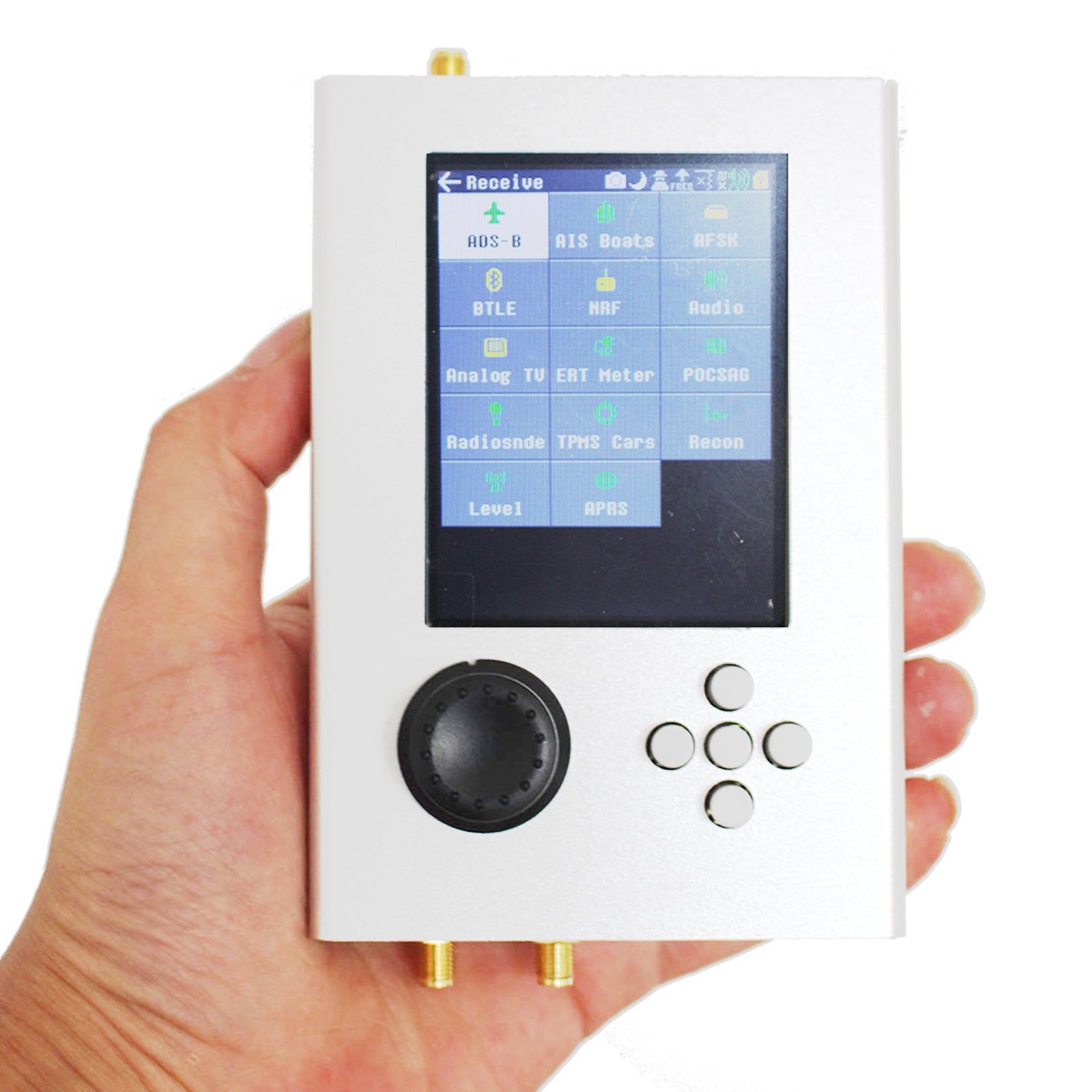 Oppgradert Hackrf One V1.7.3 Portapack H2 1MHz-6GHZ SDR-programvare definert trådløs