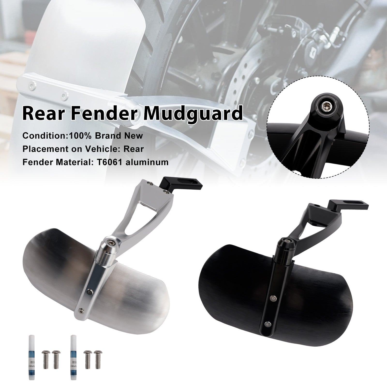 2025-2026 Triumph Thruxton 400 Rear Wheel Fender Mudguard