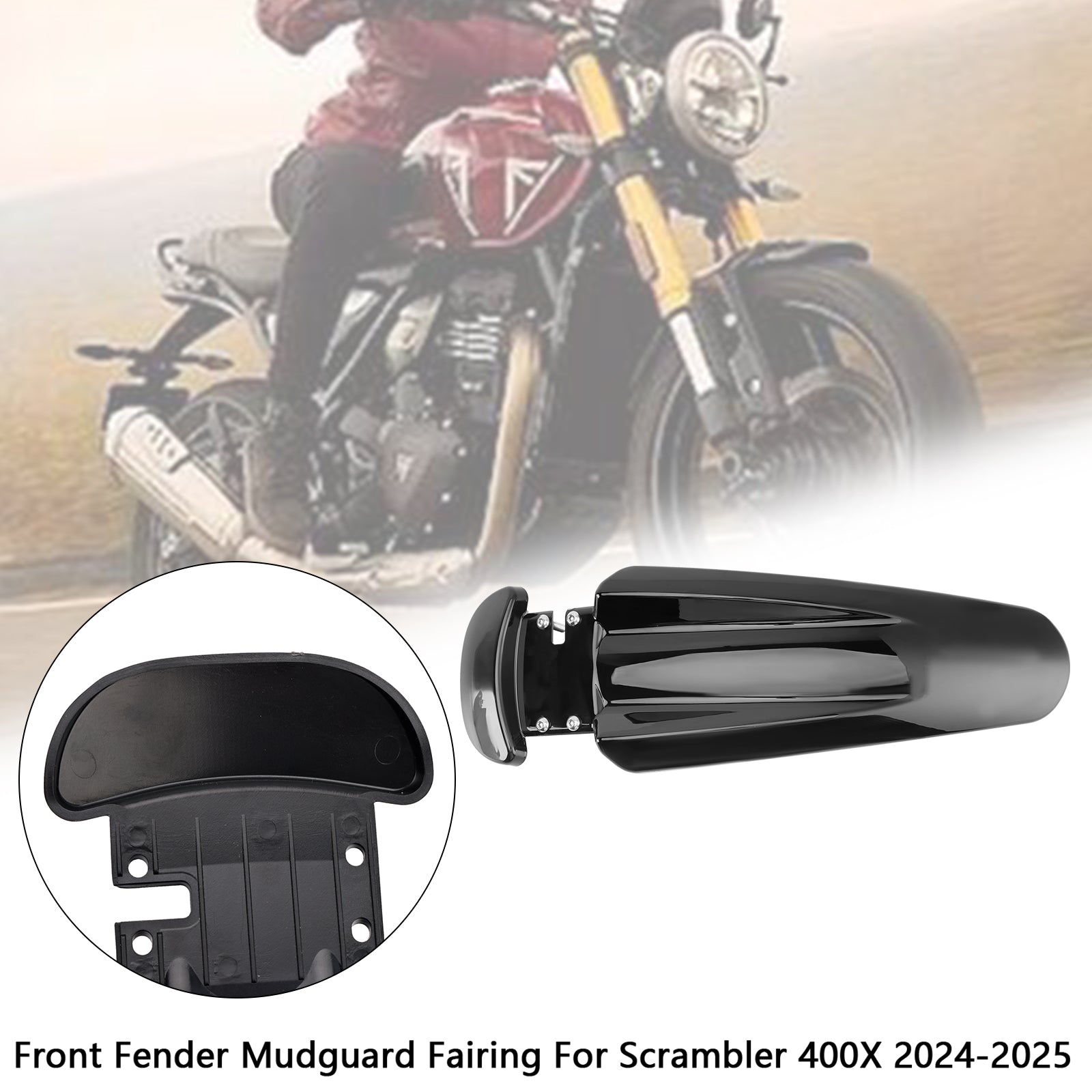 2024-2025 Scrambler 400x predné blatníky Mudguard Fairing