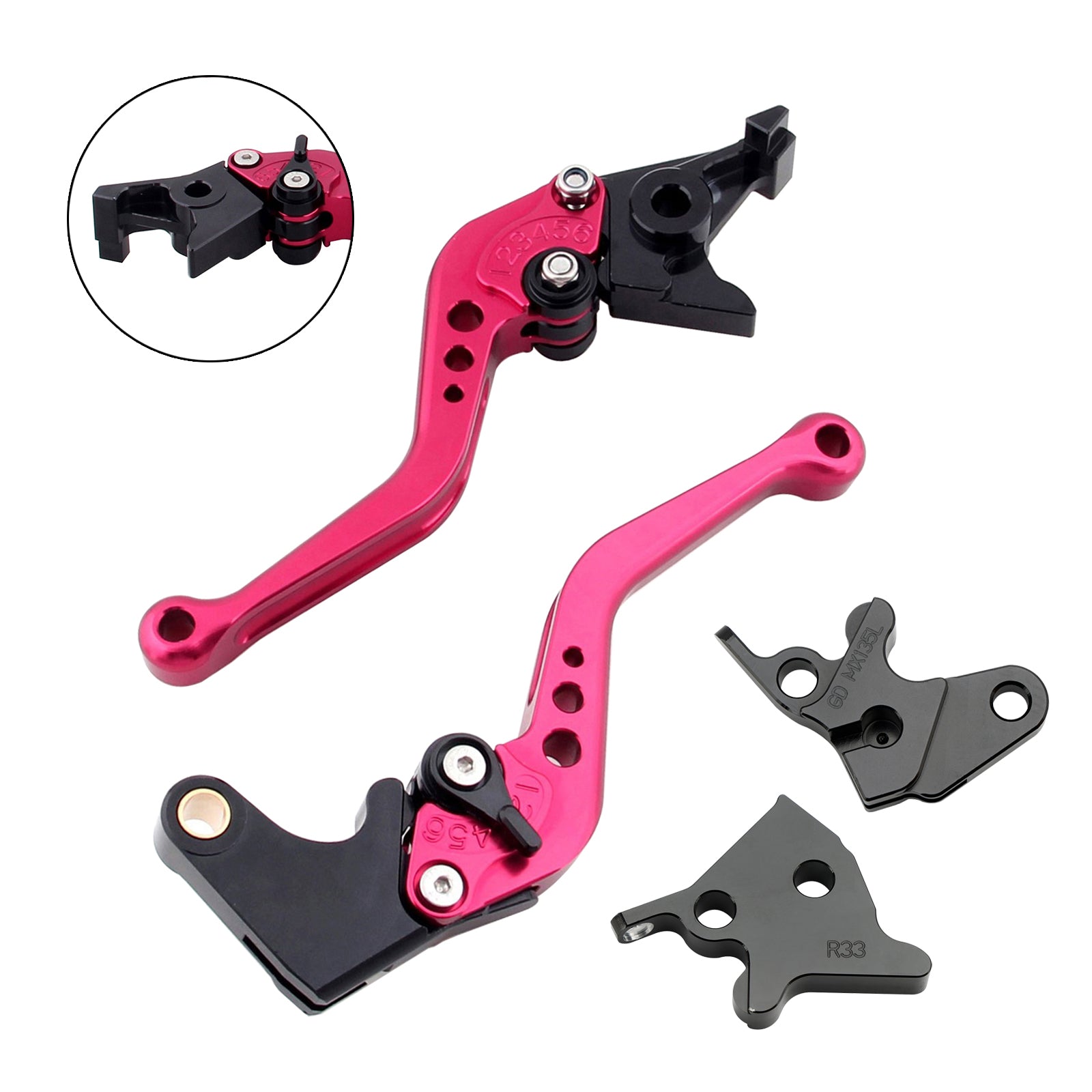 2005-2014 Yamaha YBR125 Ny kort clutchbremsespak