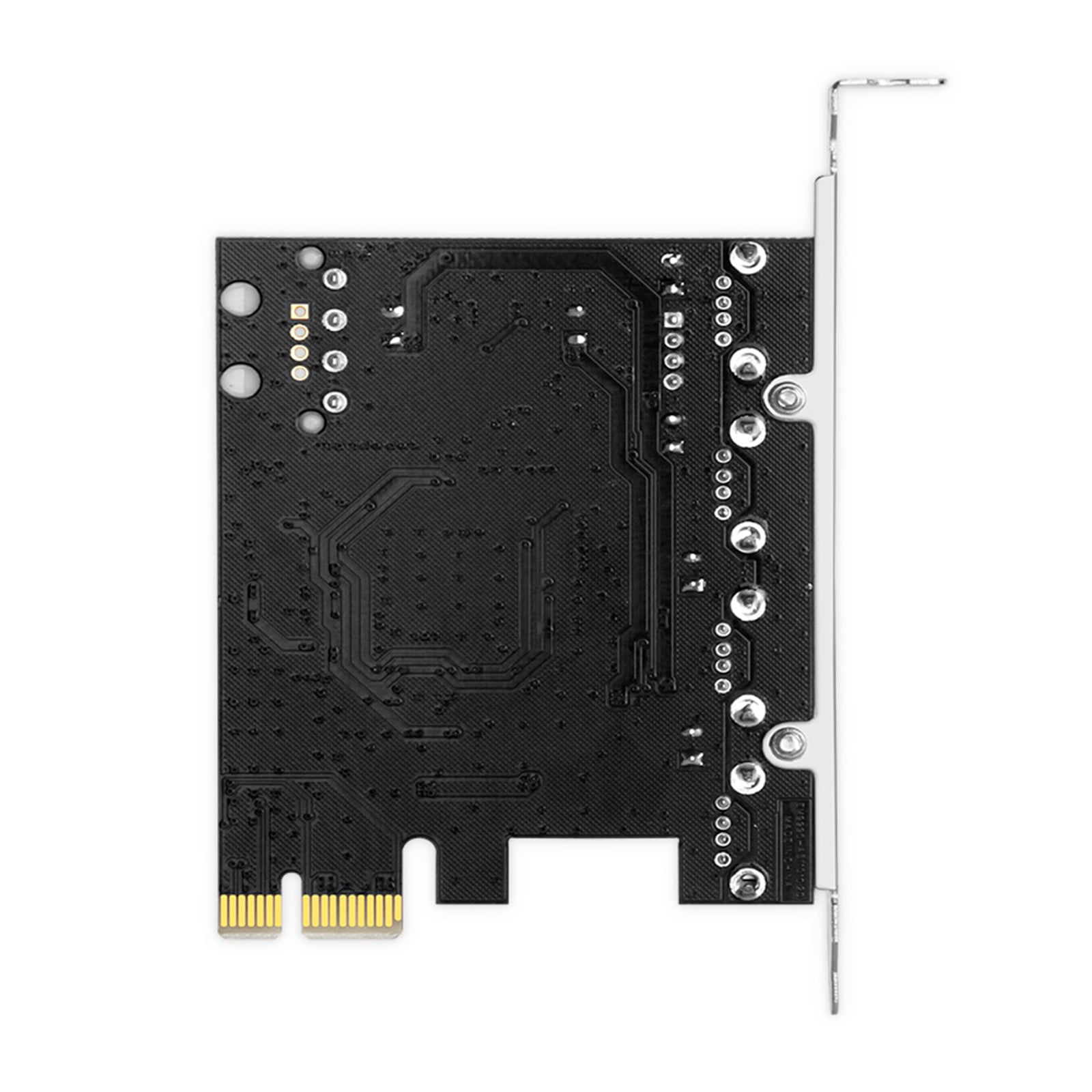 Hub 2.0 PCIe til USB 2.0 Expansion Card Moschip Adapter Card 4pin strømforsyning
