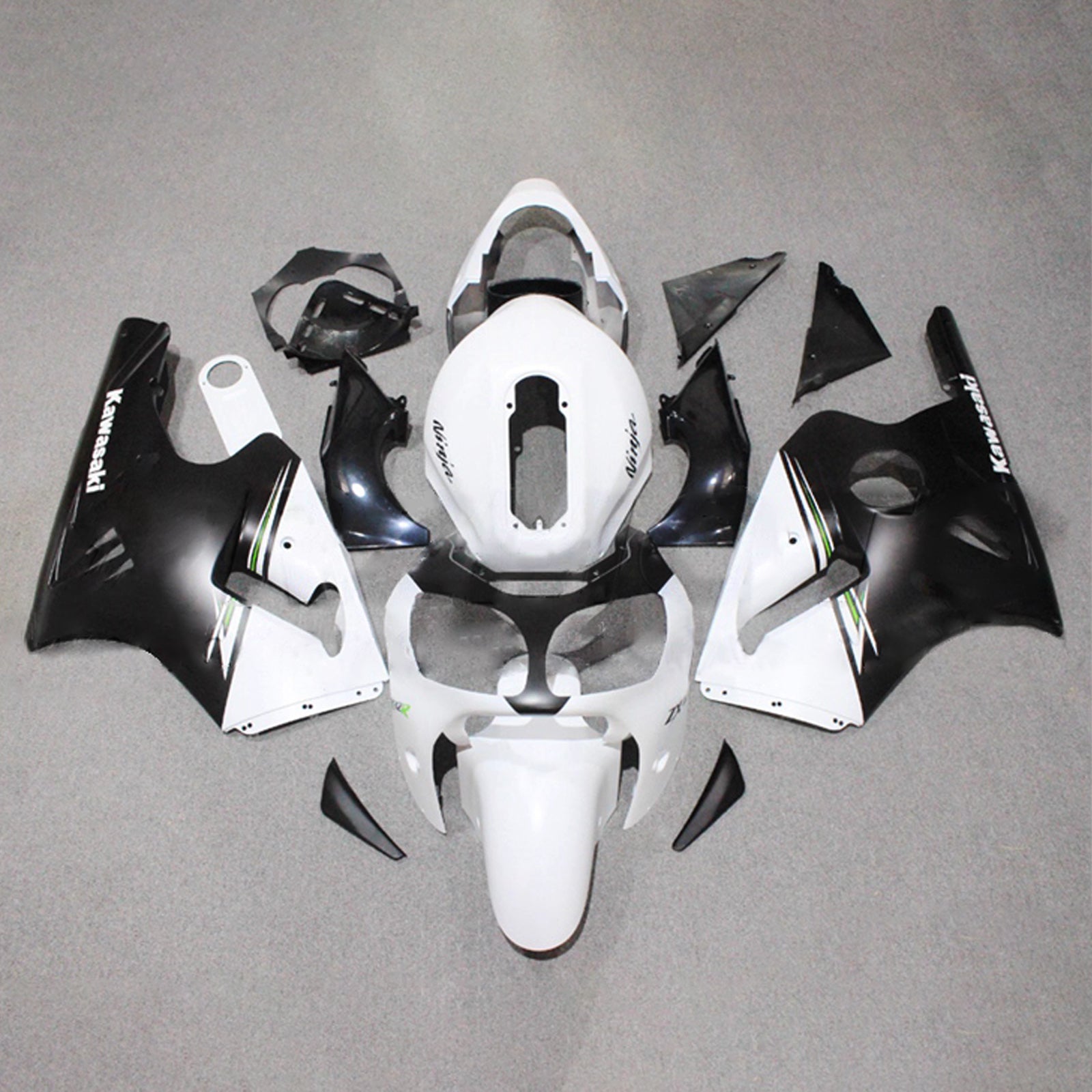 Kit carenatura iniezione carrozzeria in plastica ABS adatta per Kawasaki ZX12R 2000-2001
