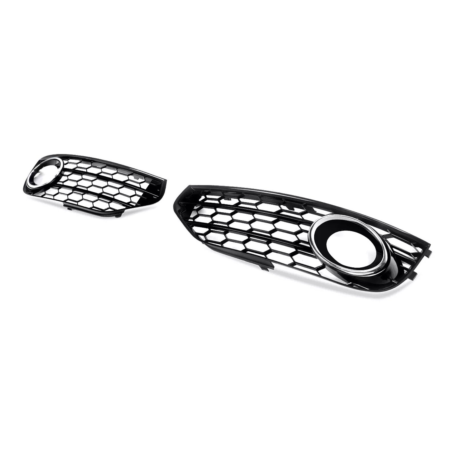 2010-2015 Audi A4 Allroad B8 Voorbumper Honingraat Mistgrille Cover Chroom