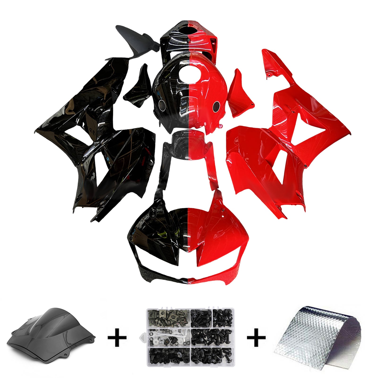 Injektionssats Kit Bodywork Plastic ABS för Honda CBR600RR 2013-2023 F5