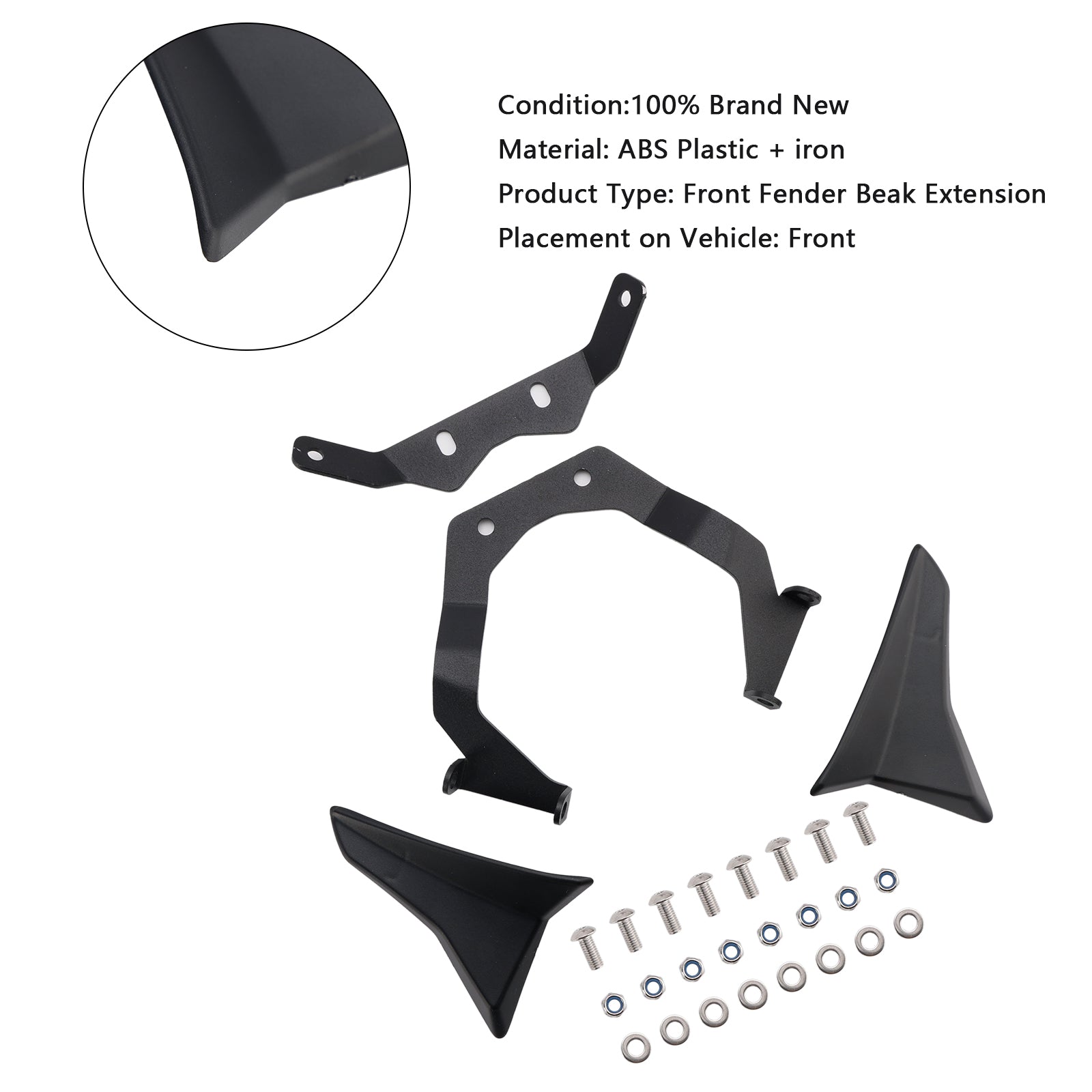 2023-2024 Honda CB750 Hornet voorsnavelverlenging neus ondervleugel