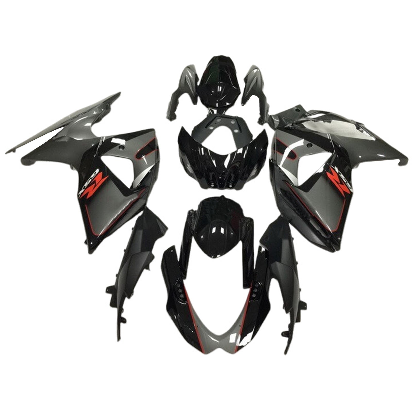 Kit de carénage d'injection Suzuki GSXR1000 K9 2009-2016, carrosserie en plastique ABS