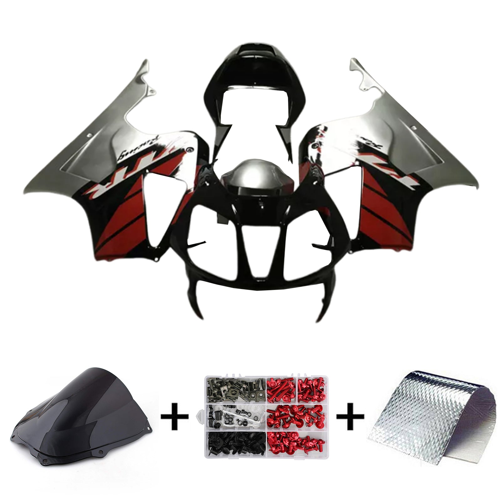 2000-2006 Honda VTR1000 RC51 Kit de carénage injection Bodywork Plastic Abs