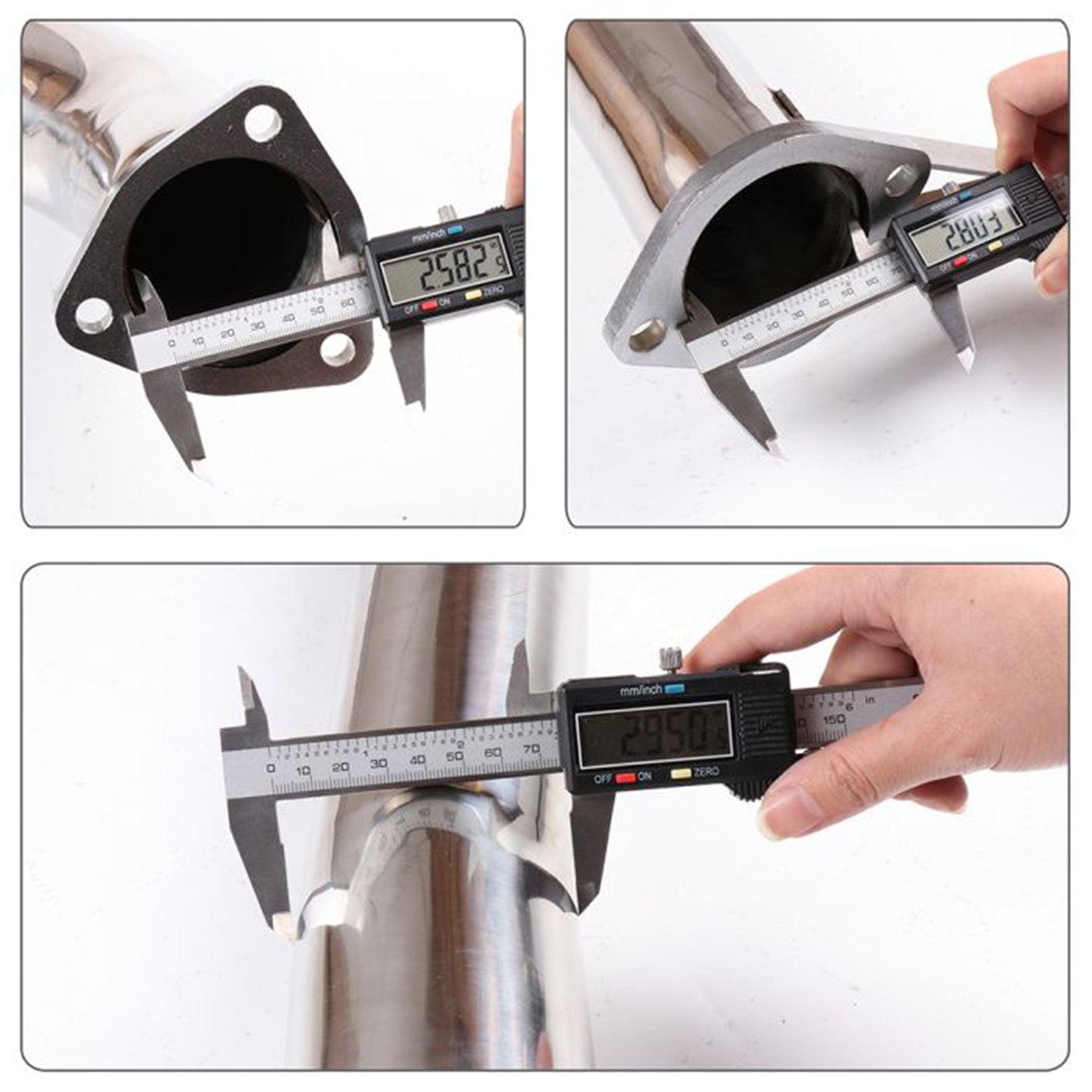 2,4 L 3" Tuyau d'échappement turbo Tuyau d'échappement intermédiaire pour Nissan 240SX 1989-1998