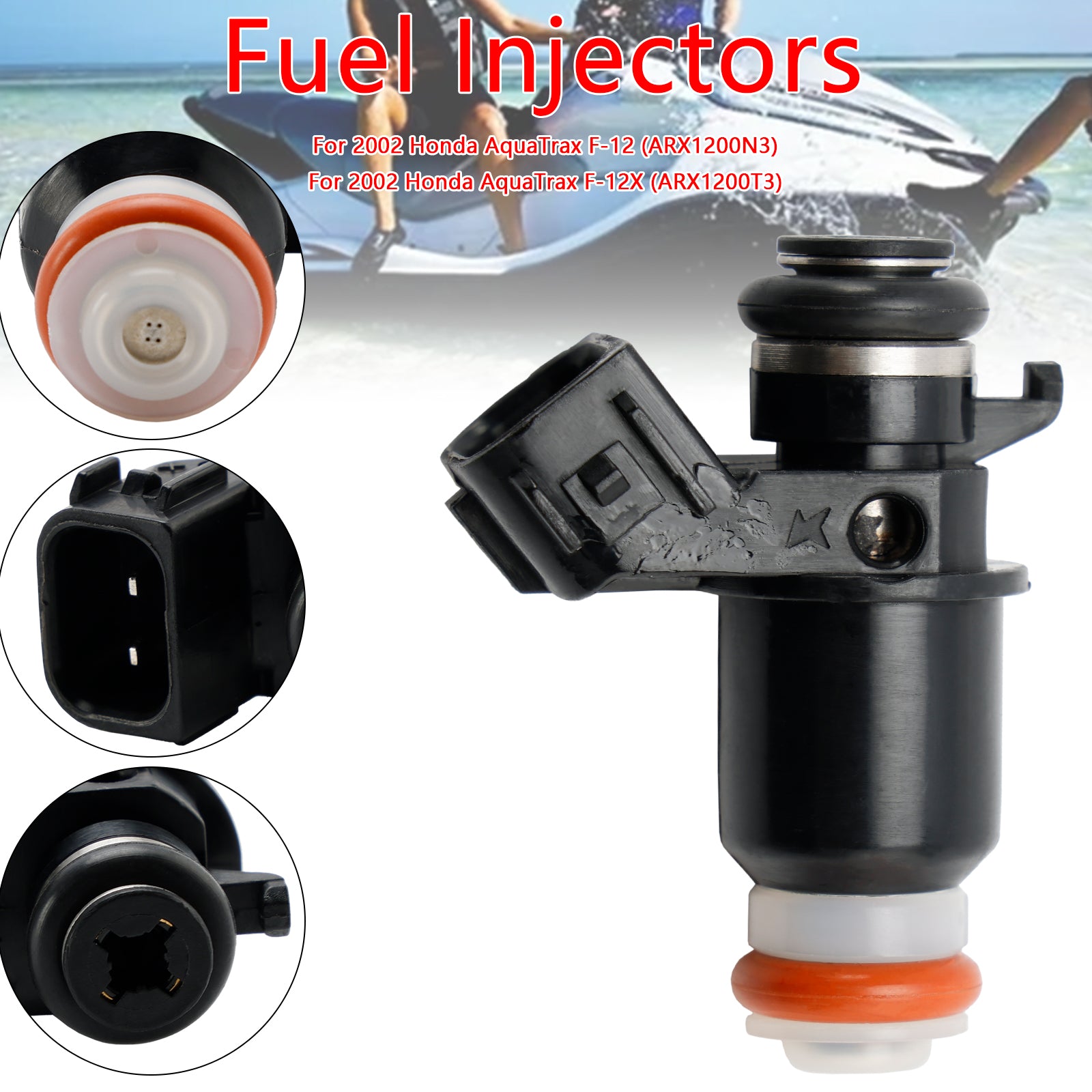 Injecteurs de carburant pour Honda Aquatrax F12 F12X 02-07 R12 R12X 03-07