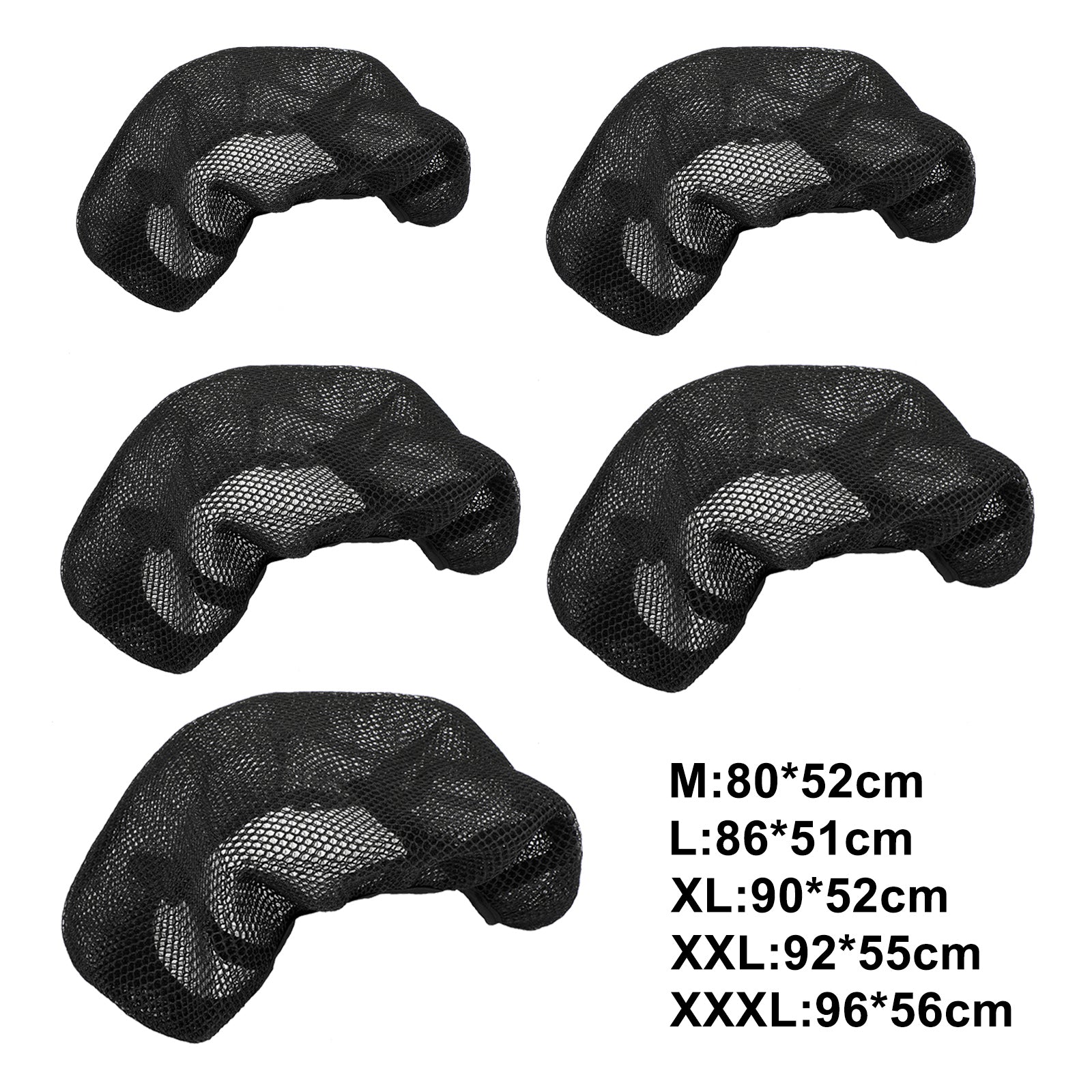 Varmebestandig nettesete nettdeksel universal for motorsykkel scooter motorsykkel xxxl