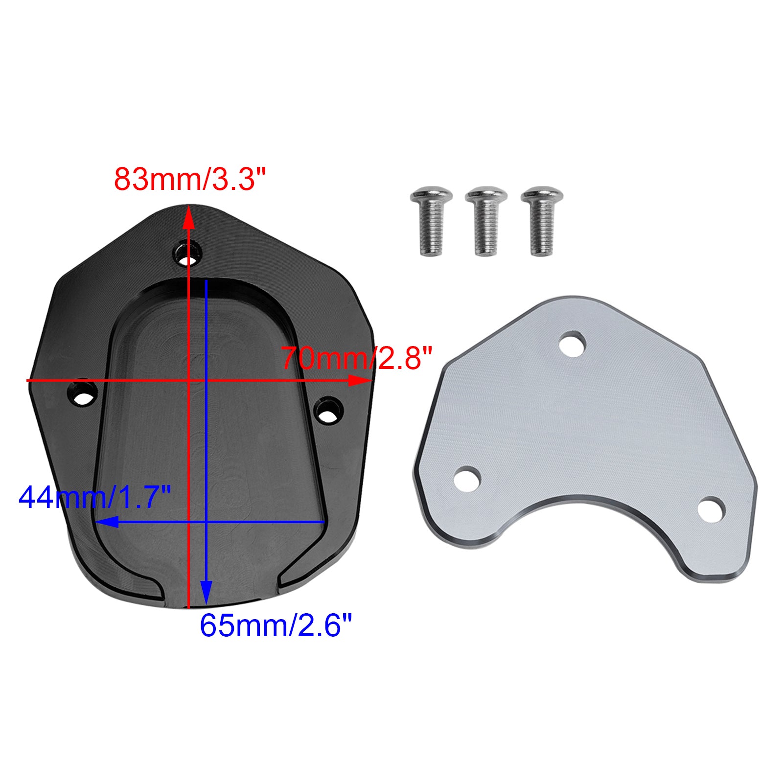 2022-2025 Tiger Sport 660 Kickstand Enlarge Plate Pad fit for