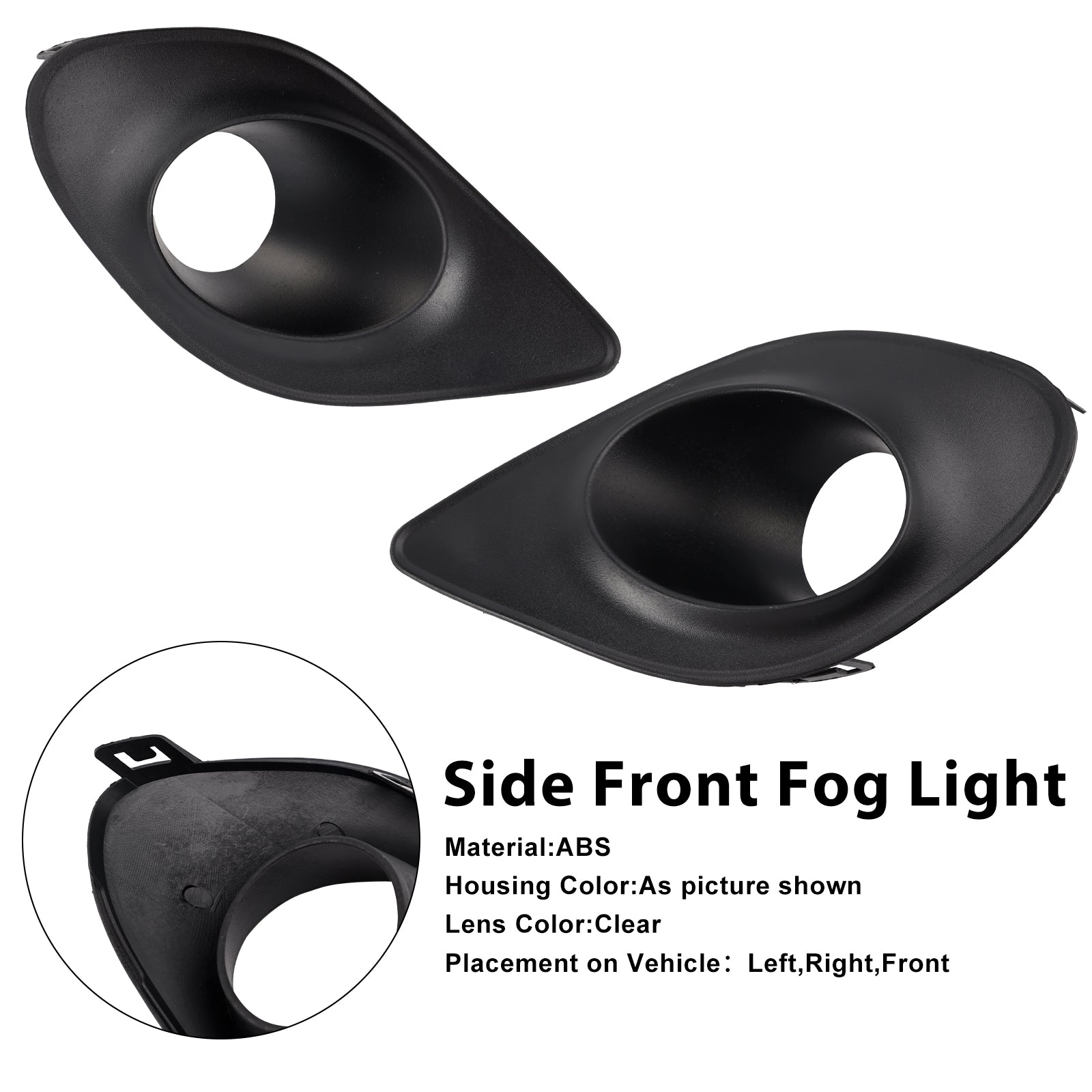 Par tåkelysramme for Dodge Charger 2015-2022 68280428AA