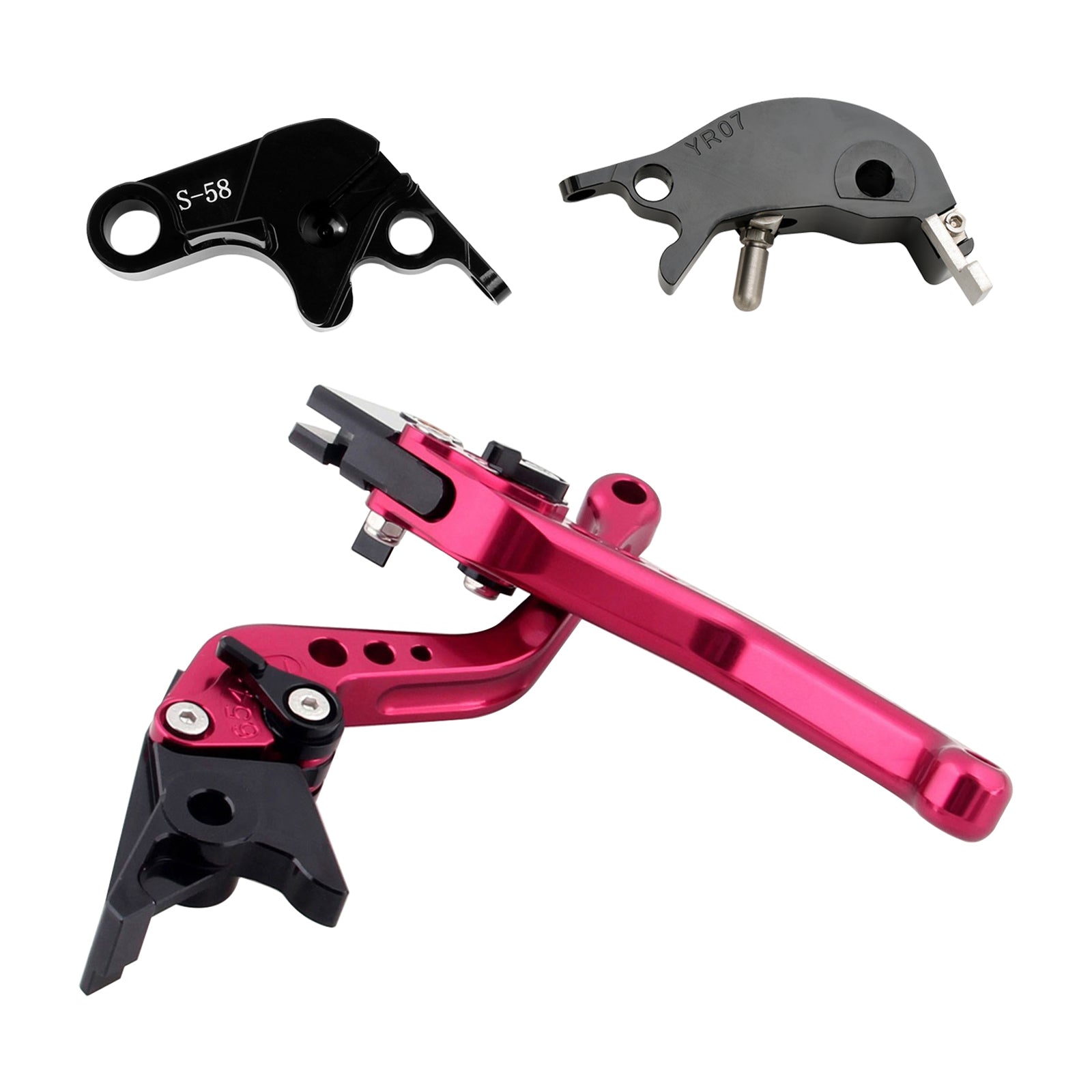 Nova alavanca de freio de embreagem curta para Yamaha YZF R7 MT-10/SP FZ-10/SP 2022-23