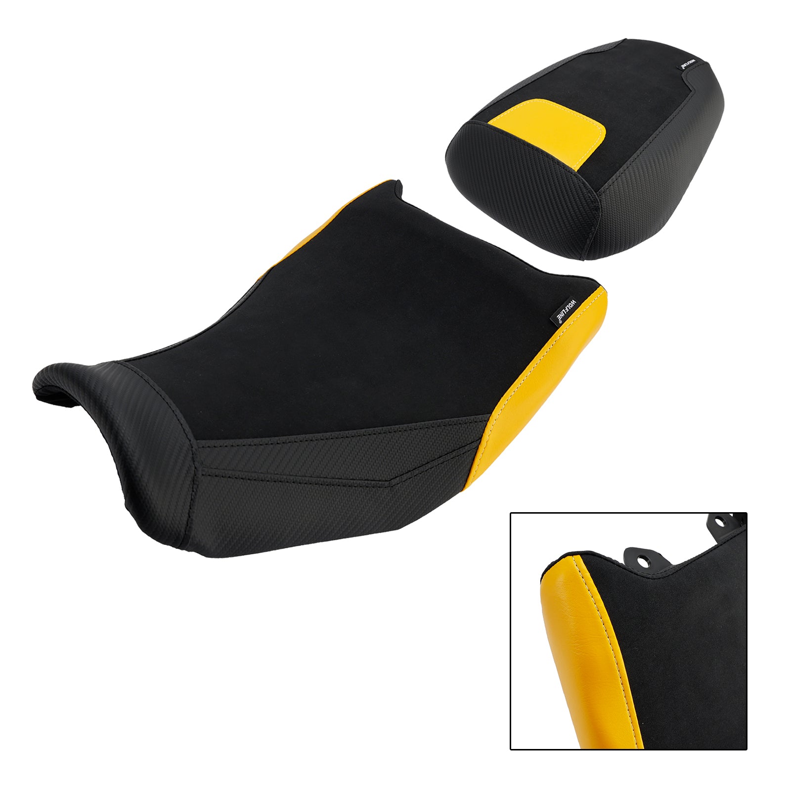Driver&Passenger Seat Lower Cushion Yellow For Suzuki V-Strom250Sx 2024-2025
