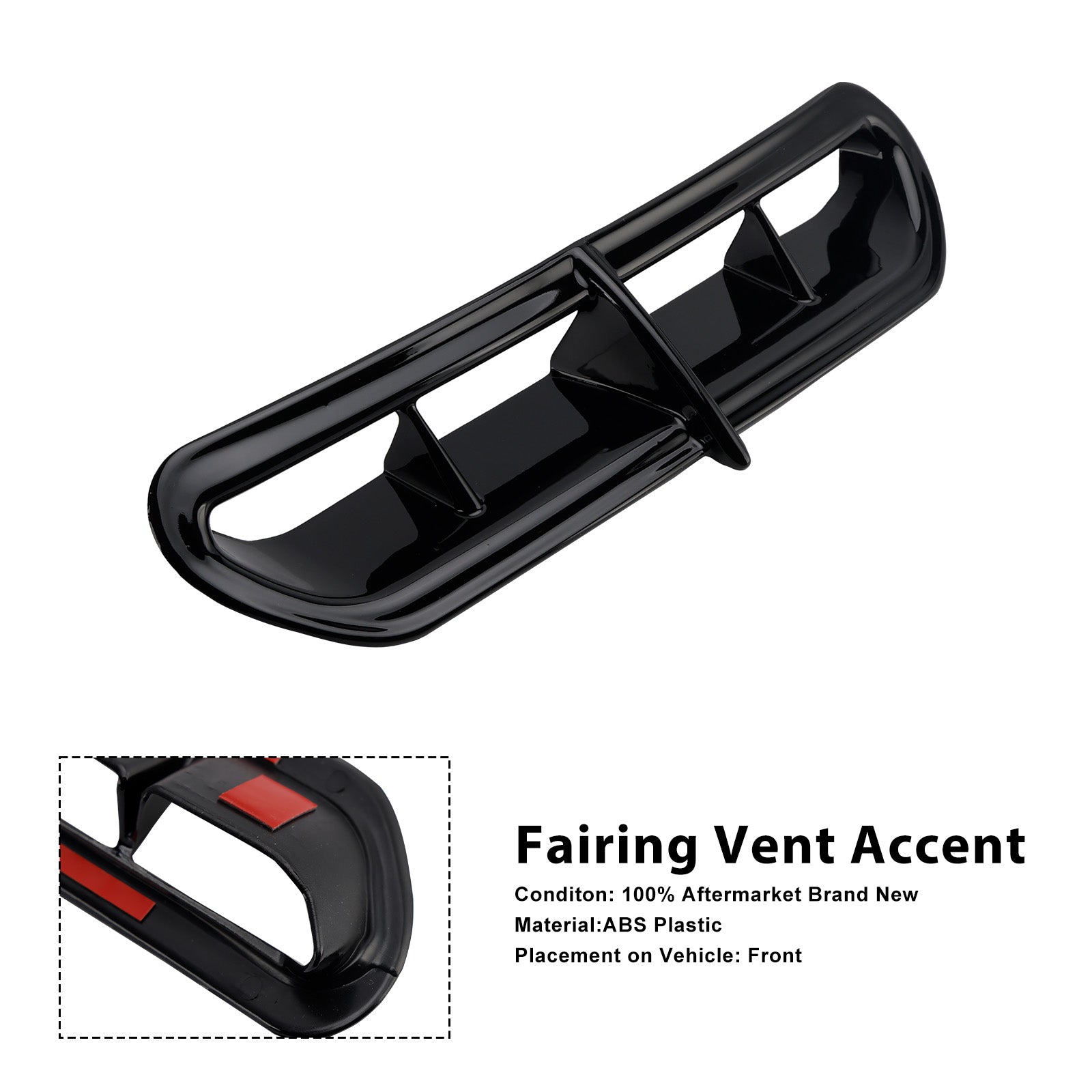 Fairing Vent Accent For Touring Electra Street Trike Glide Ultra 2014-2022