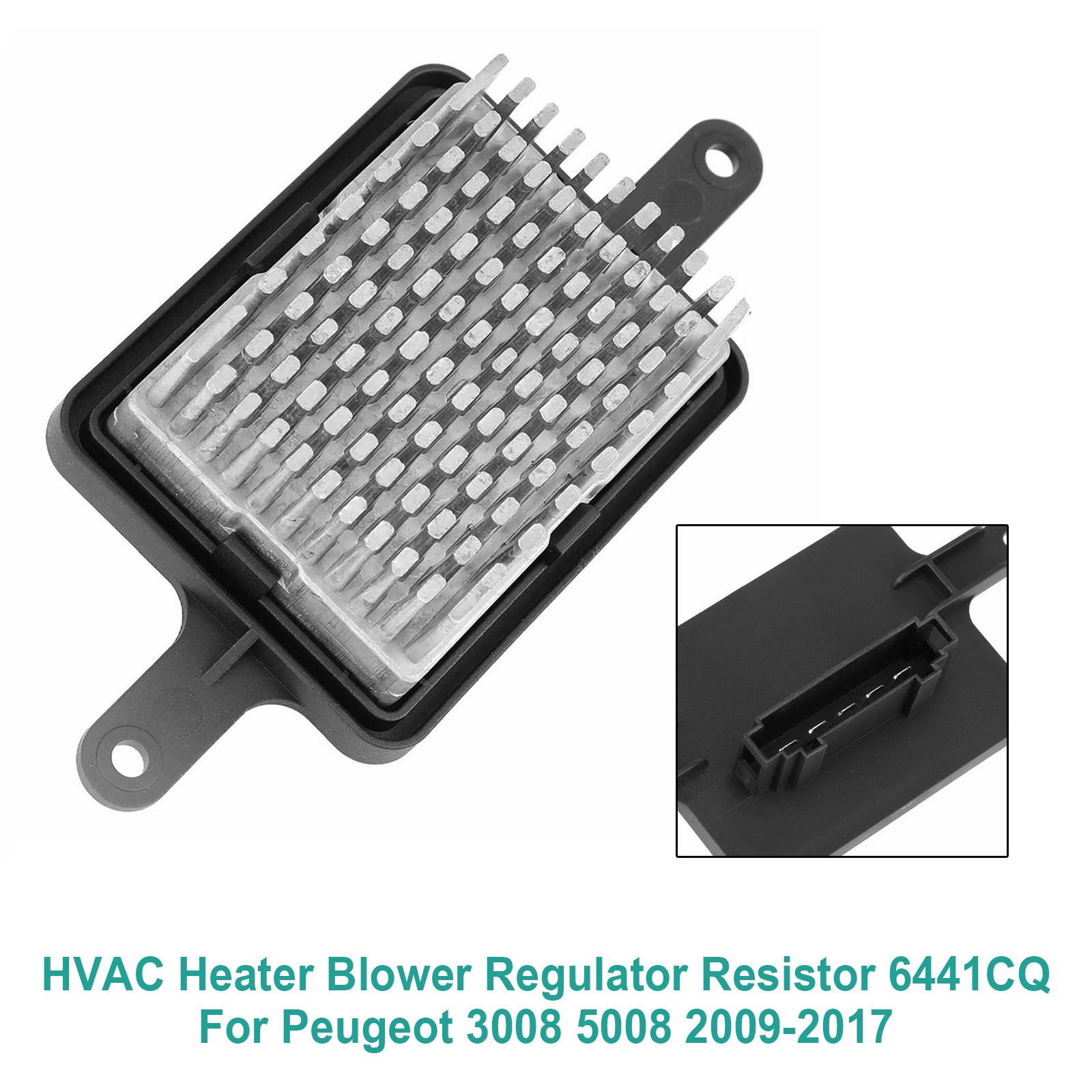 Résistance de régulateur de ventilateur de chauffage HVAC 6441CQ, pour Peugeot 3008 5008 2009 – 2017