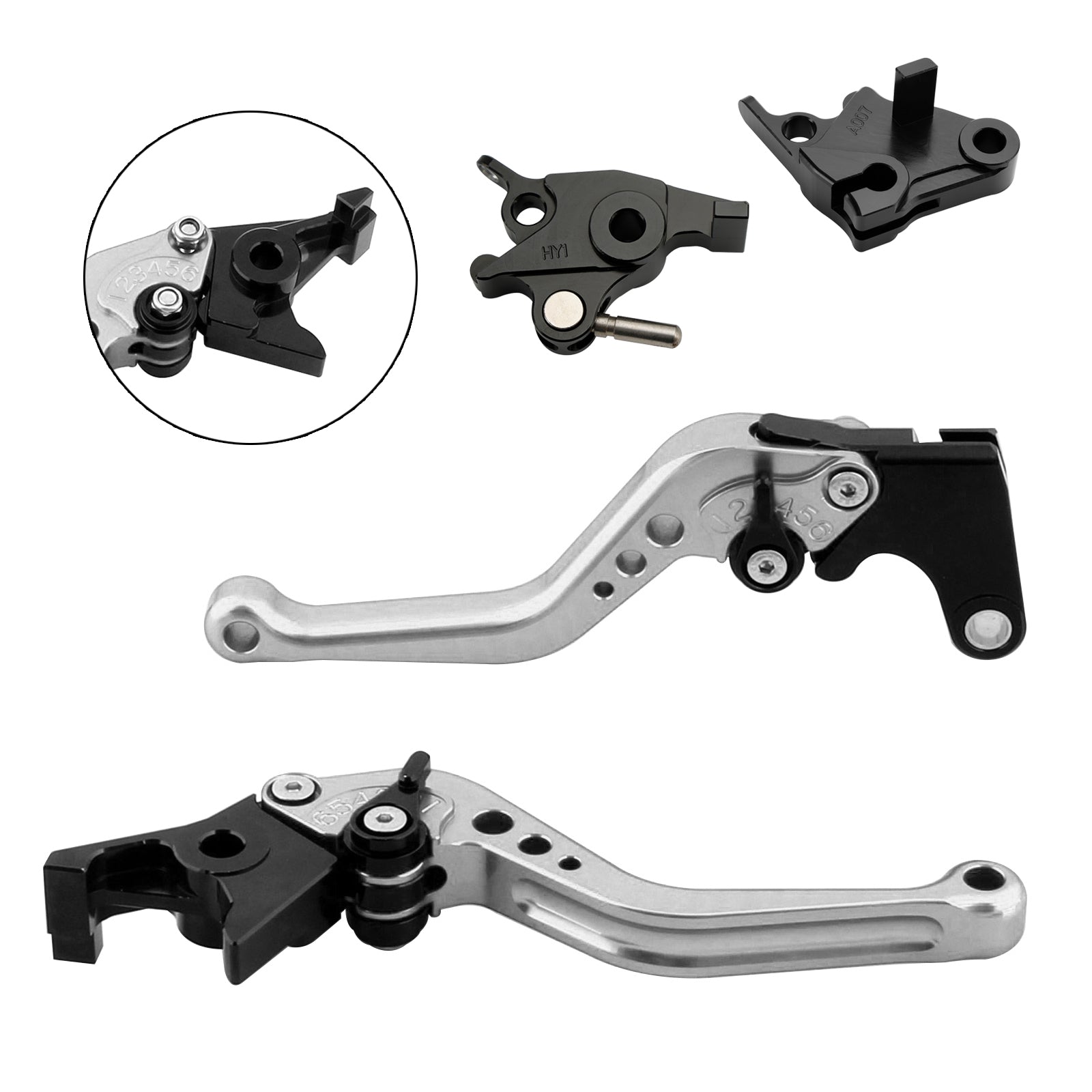 Ny kort kopplingsbromsspak Fit för CFMOTO 400NK 650NK 650MT 650GT 2020-21