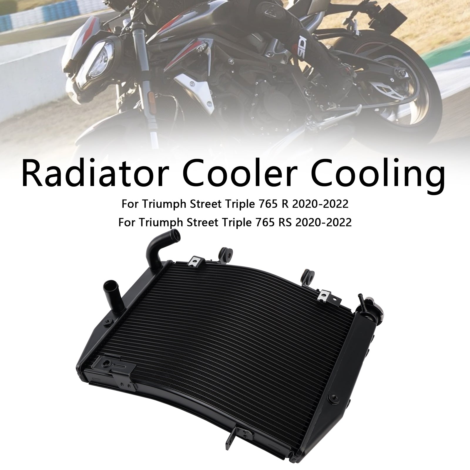 Radiator Cooling Engine Cooler Fit For Street Triple 765 R RS 2020-2022